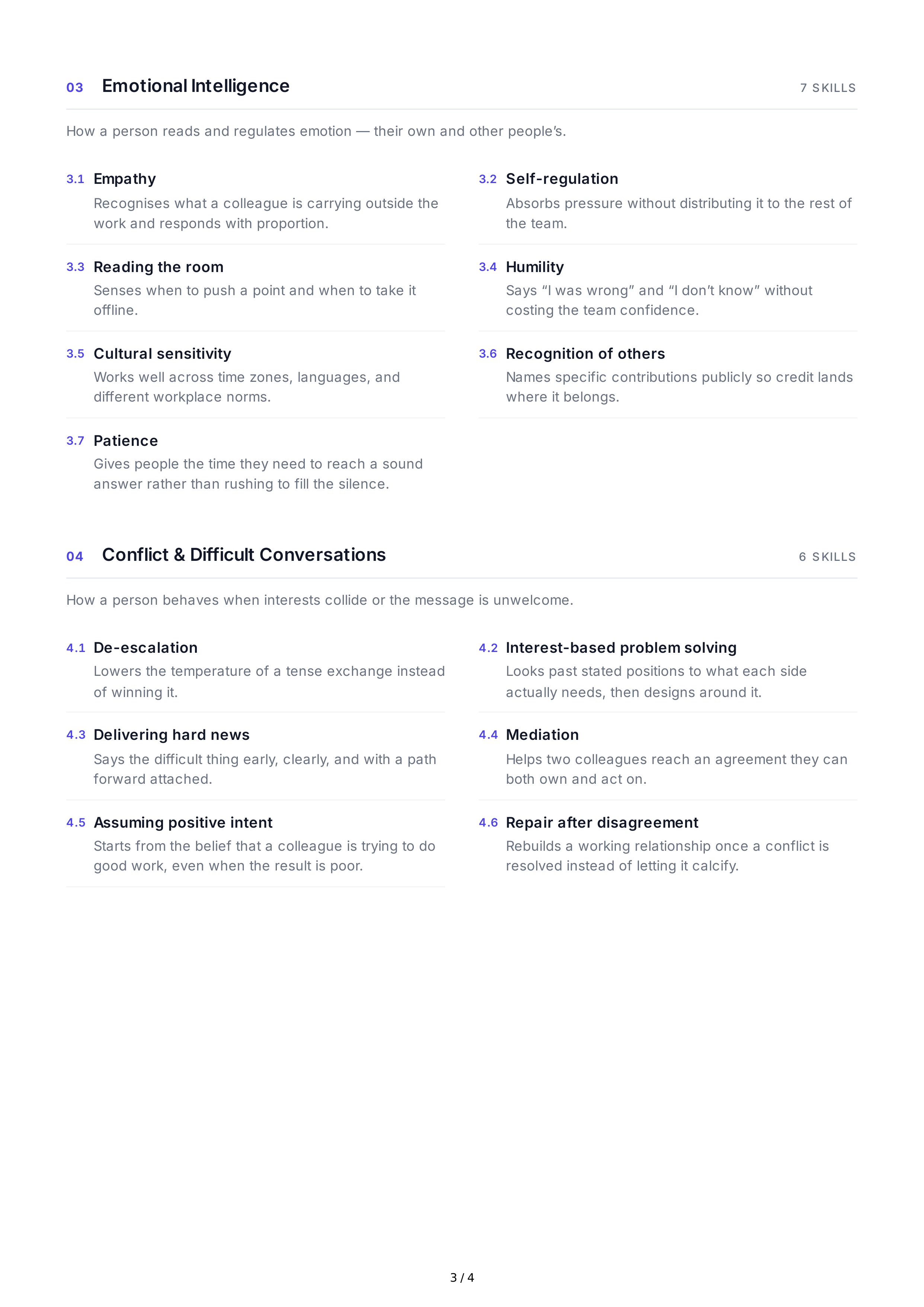 Teamwork Interpersonal Skills — page 3