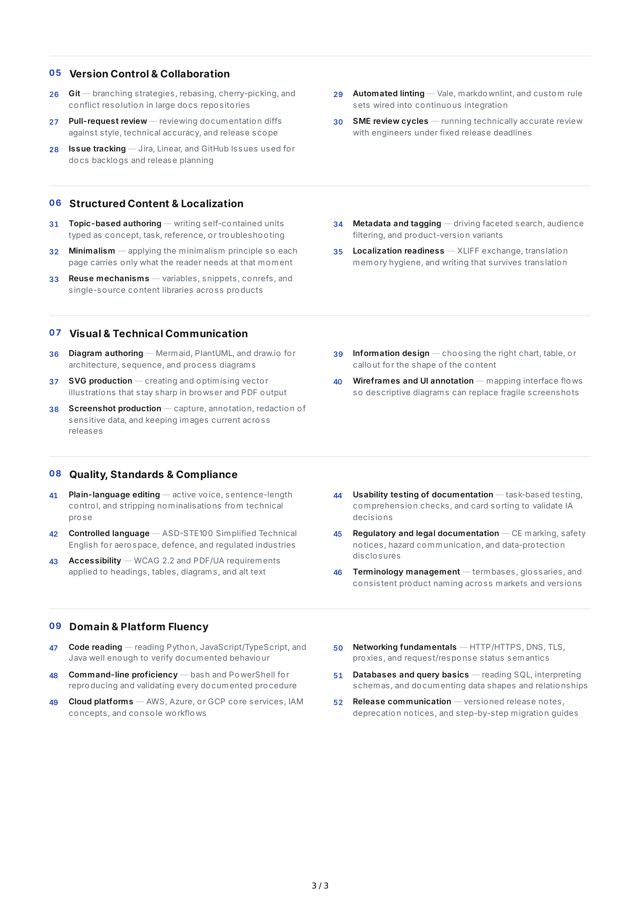 Technical Writing Hard Skills — page 3