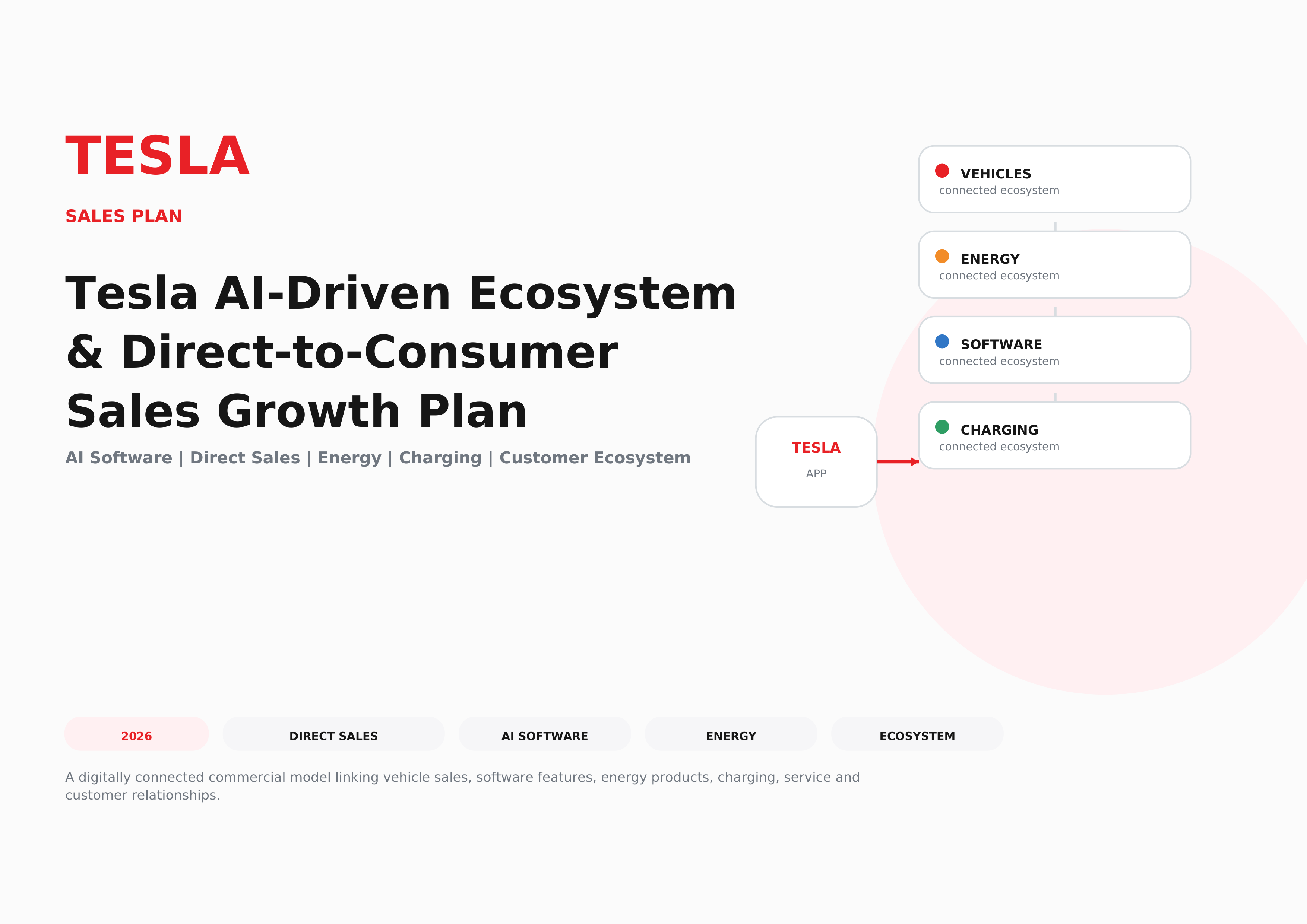 Tesla AI-Driven Ecosystem & Direct-to-Consumer Sales Growth Plan — page 1