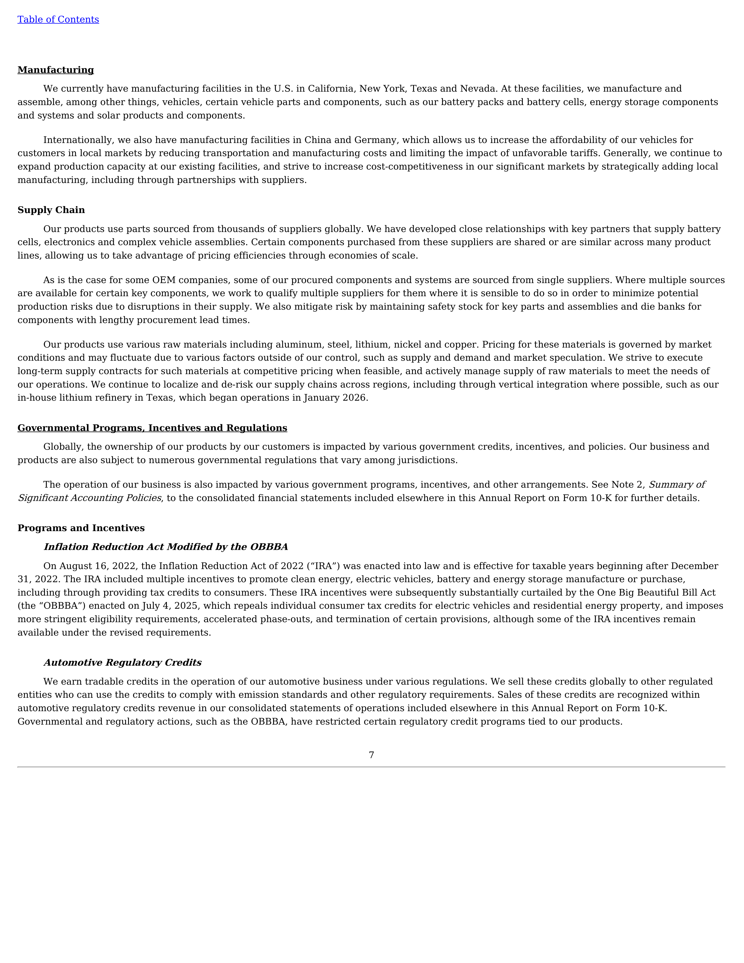 Tesla Annual Report — page 10