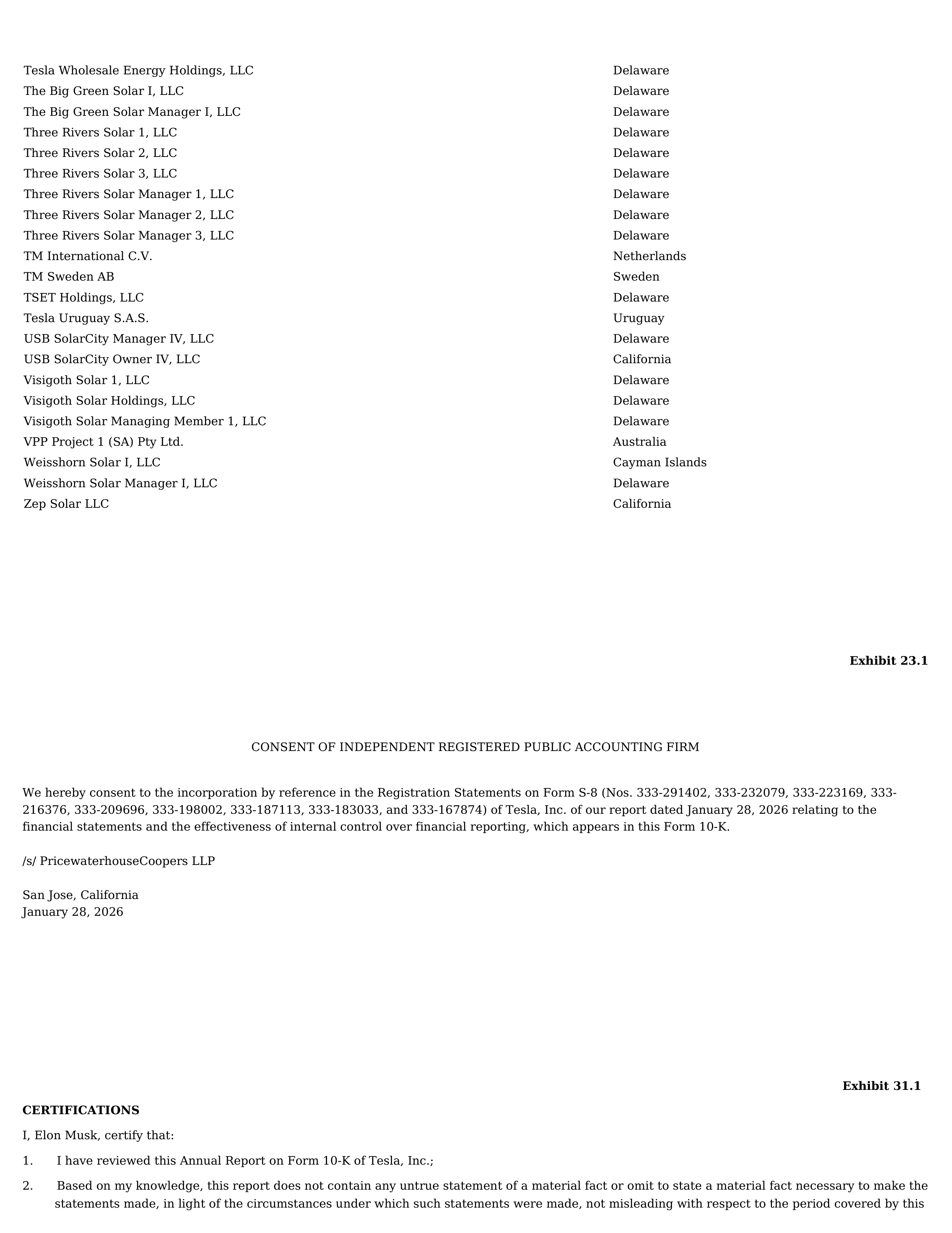 Tesla Annual Report — page 137
