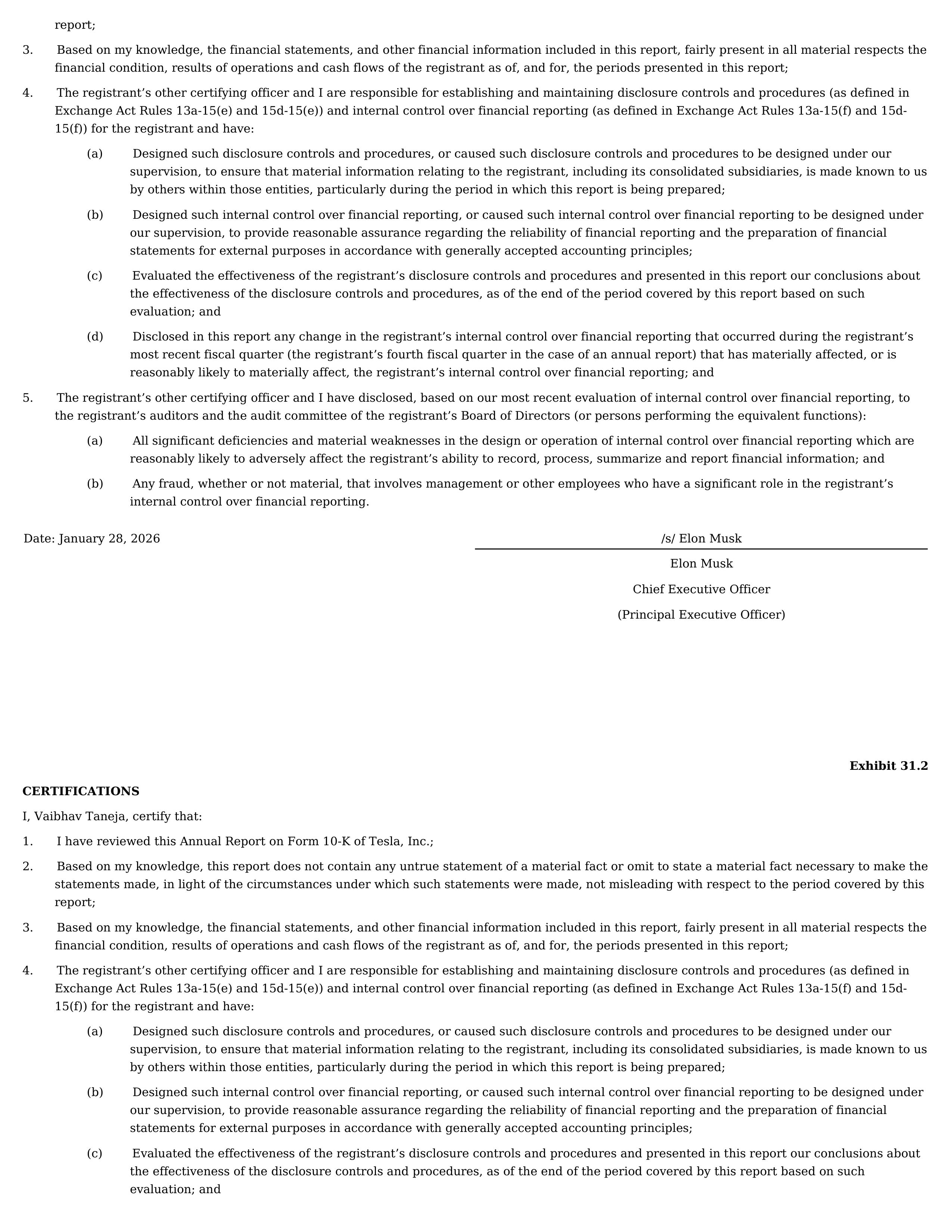 Tesla Annual Report — page 138