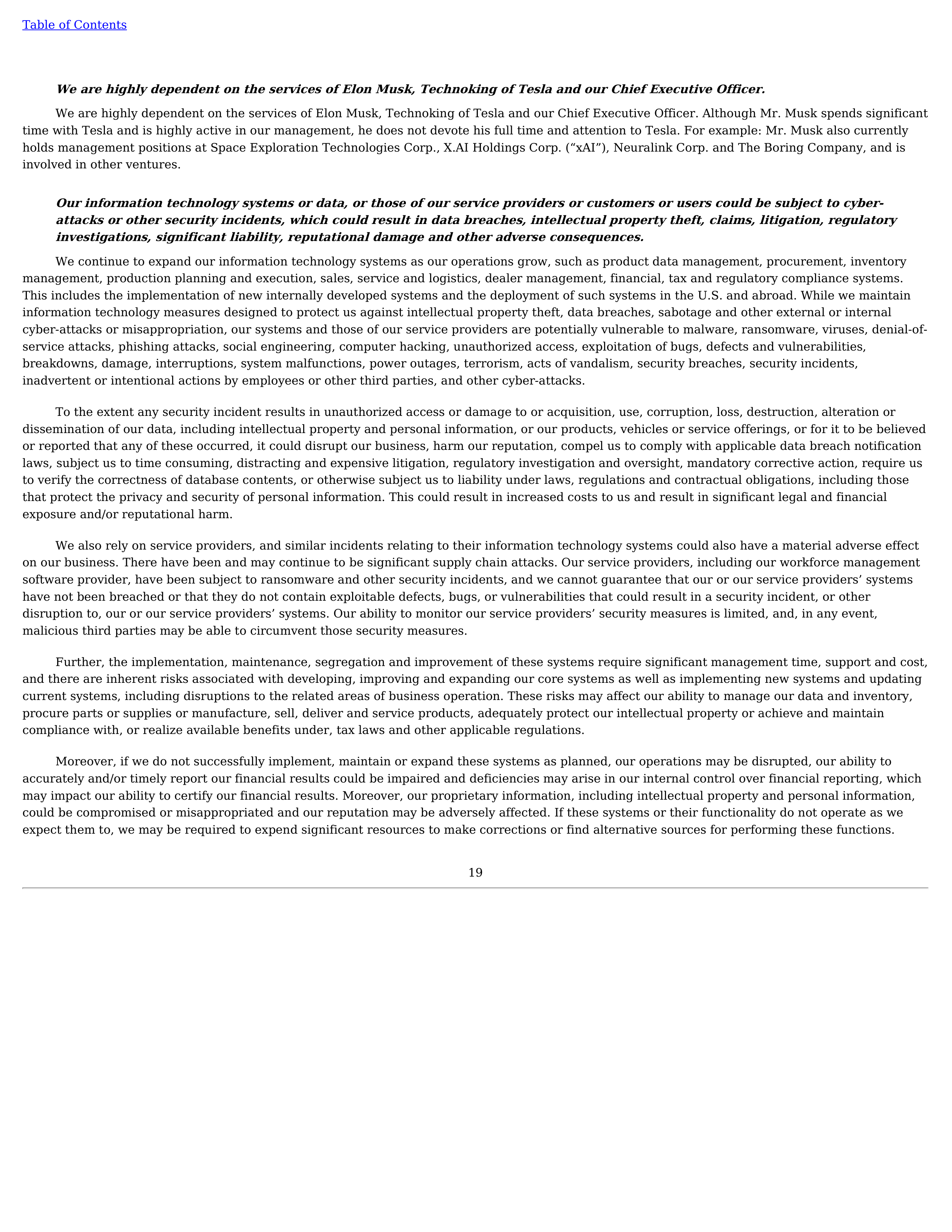 Tesla Annual Report — page 22
