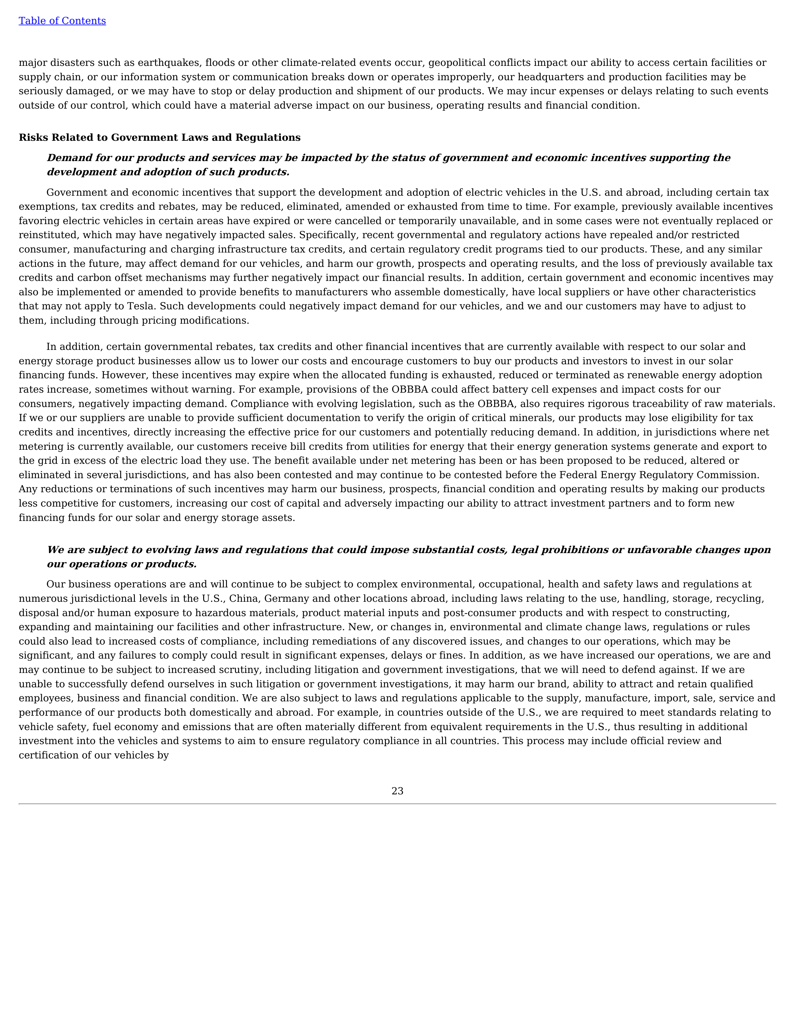 Tesla Annual Report — page 26
