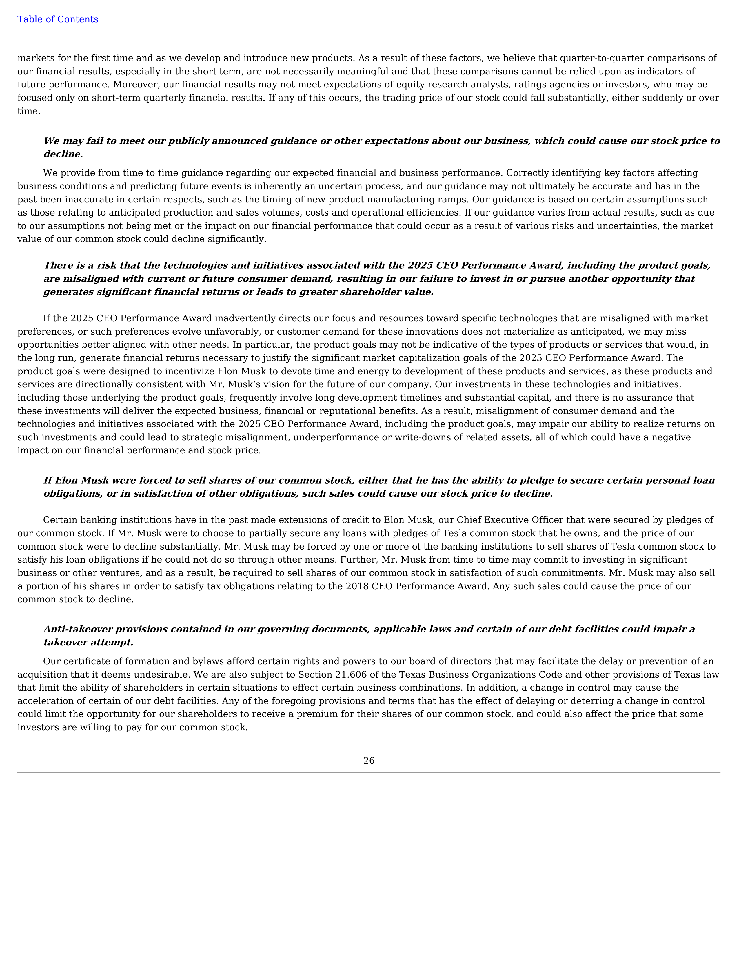Tesla Annual Report — page 29