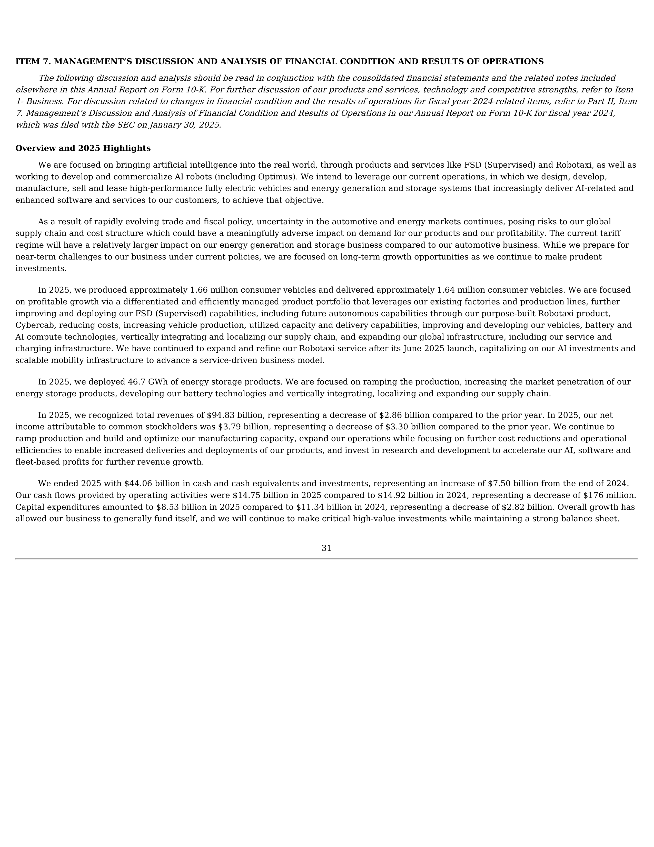Tesla Annual Report — page 34