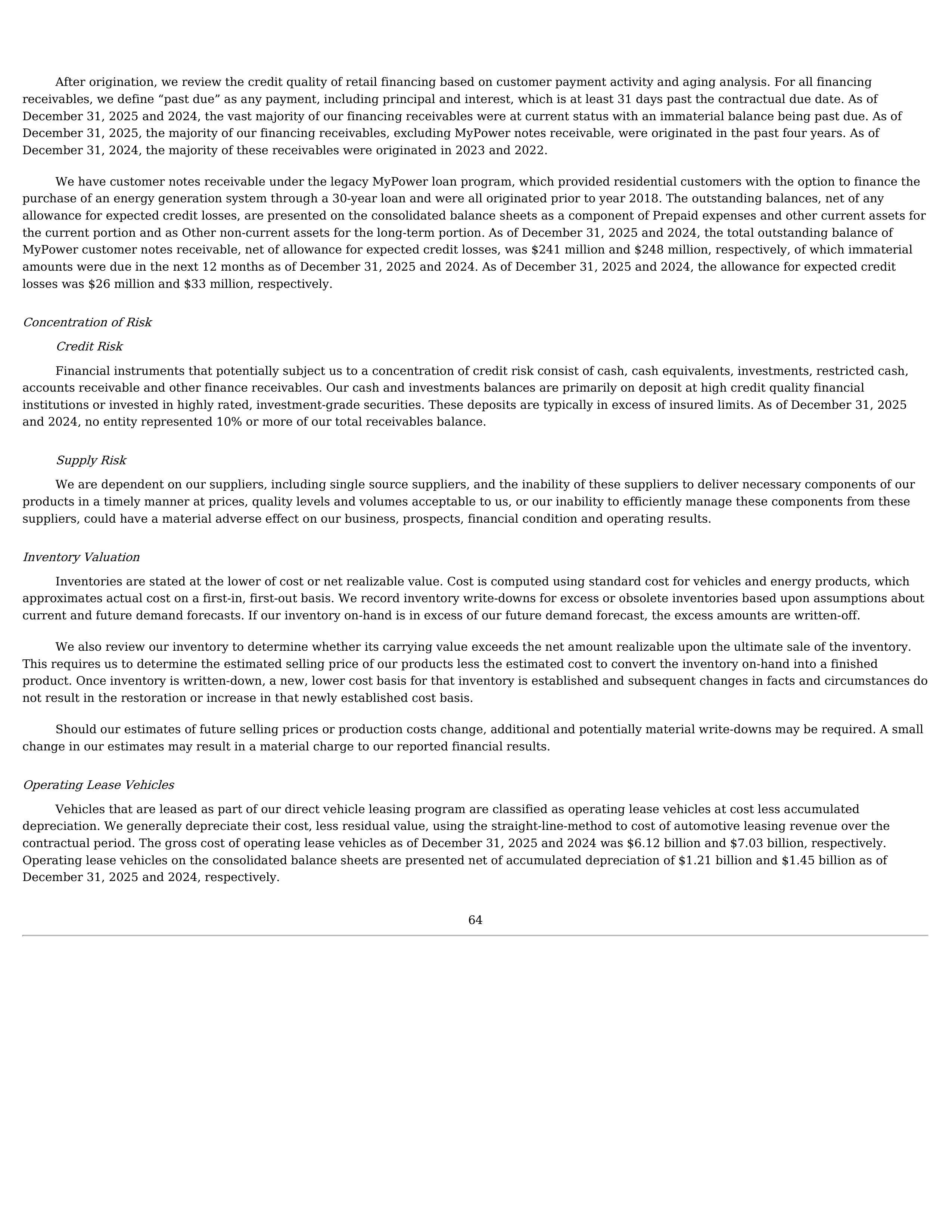 Tesla Annual Report — page 67
