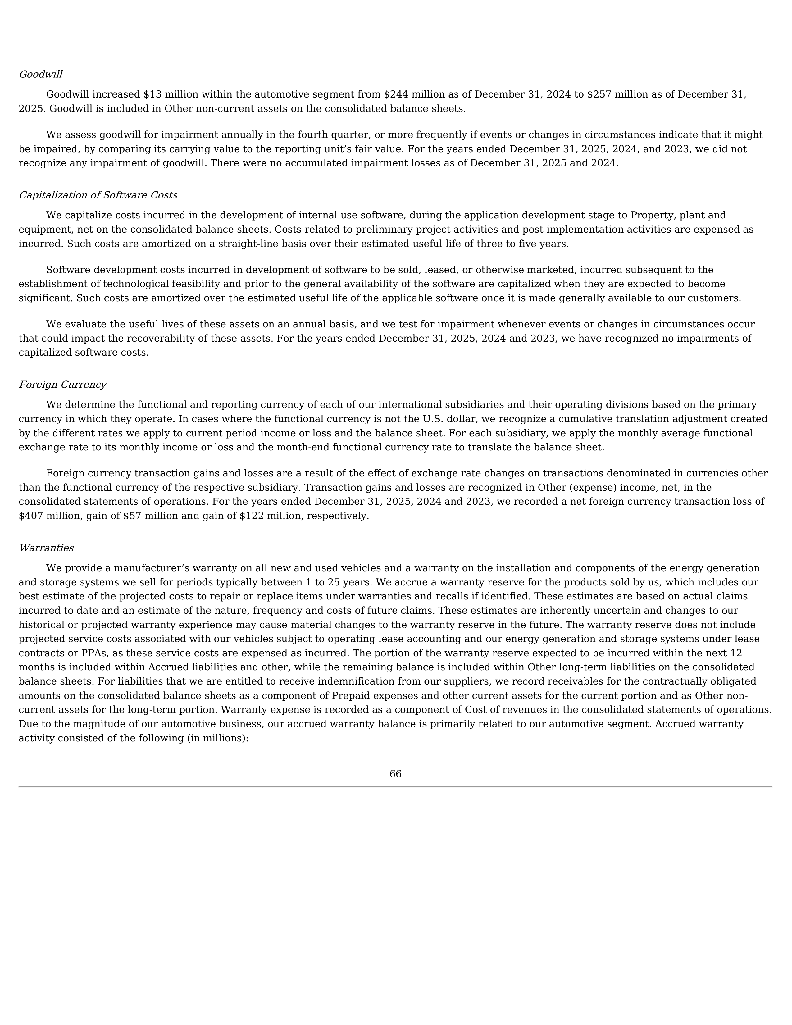 Tesla Annual Report — page 69