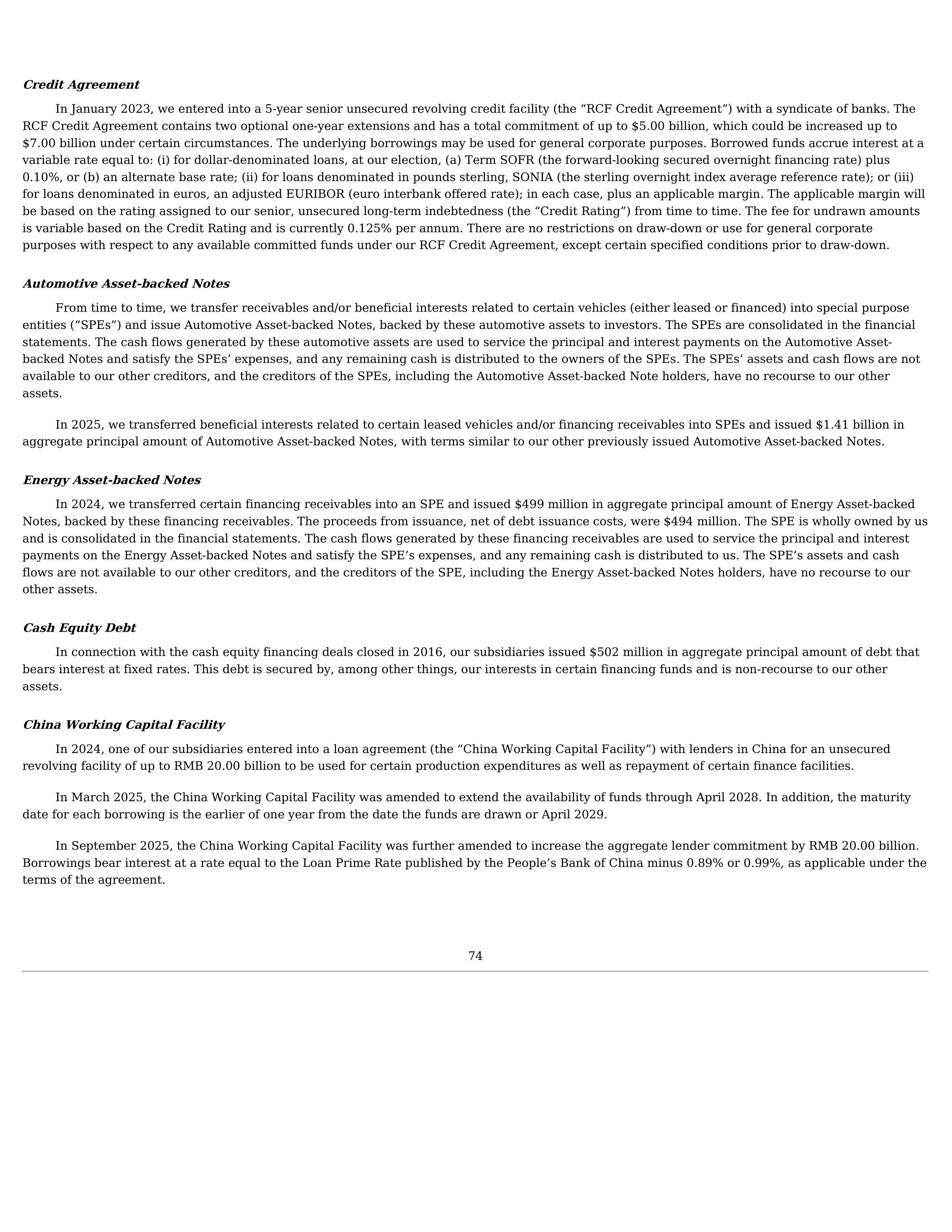 Tesla Annual Report — page 78