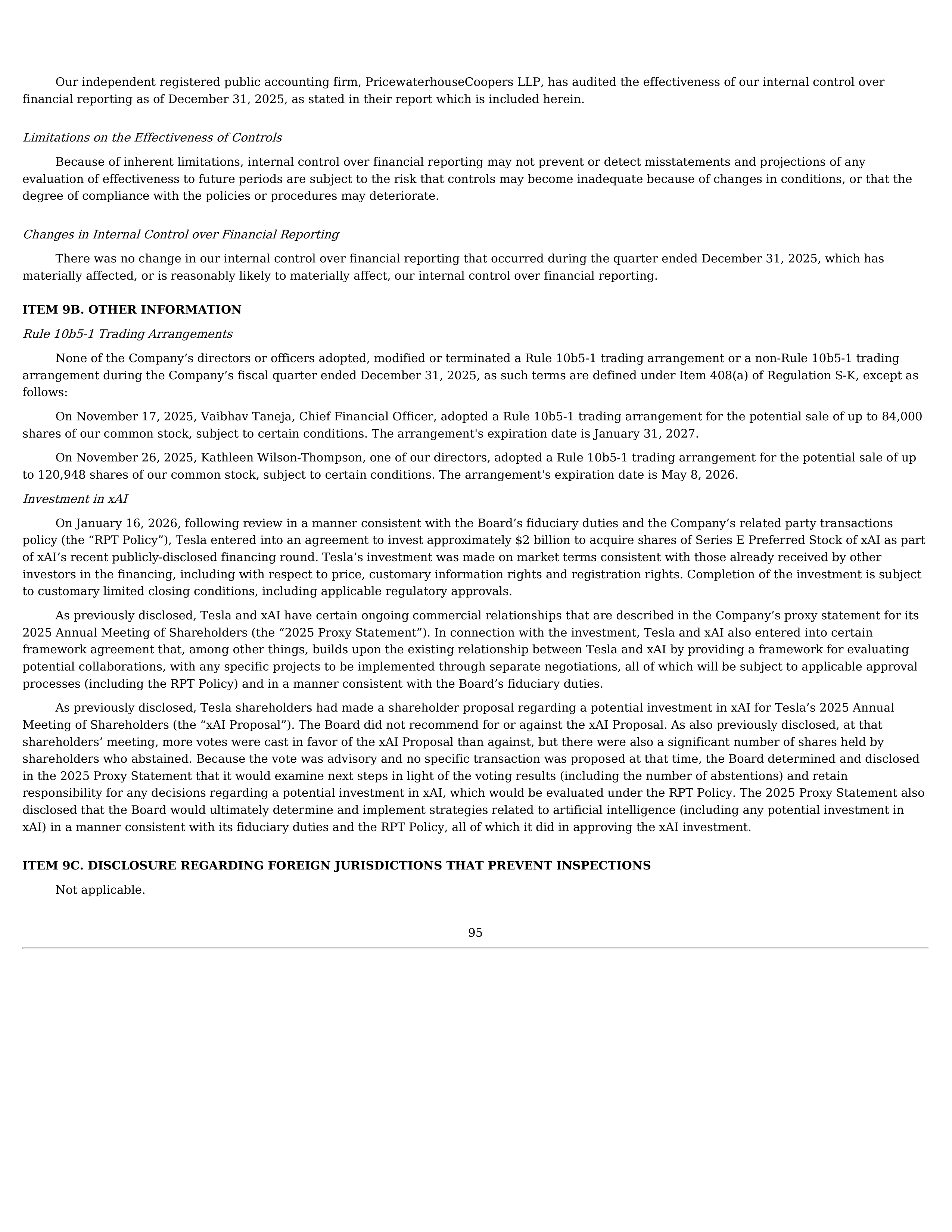 Tesla Annual Report — page 99