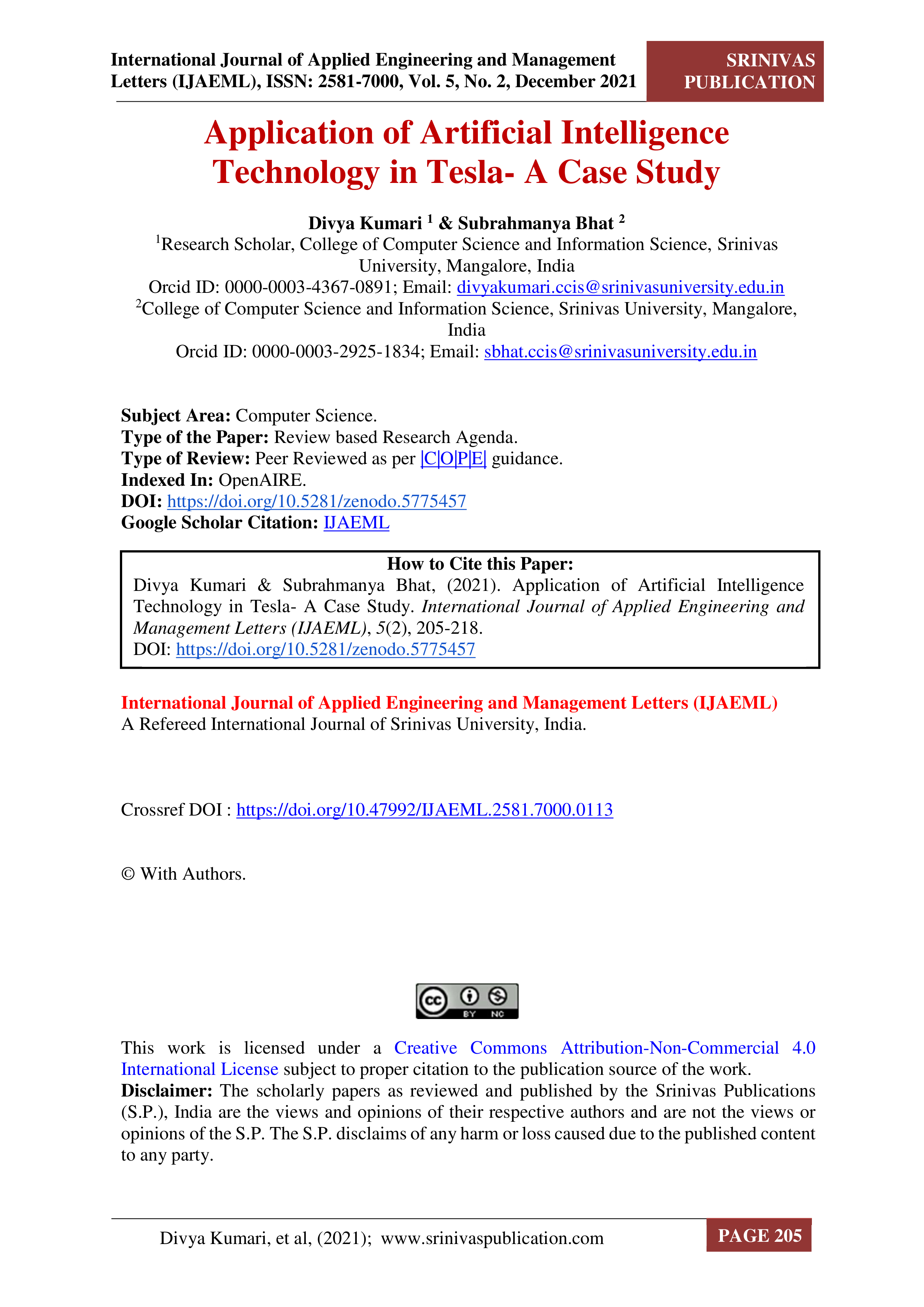 Tesla Case Study — page 1