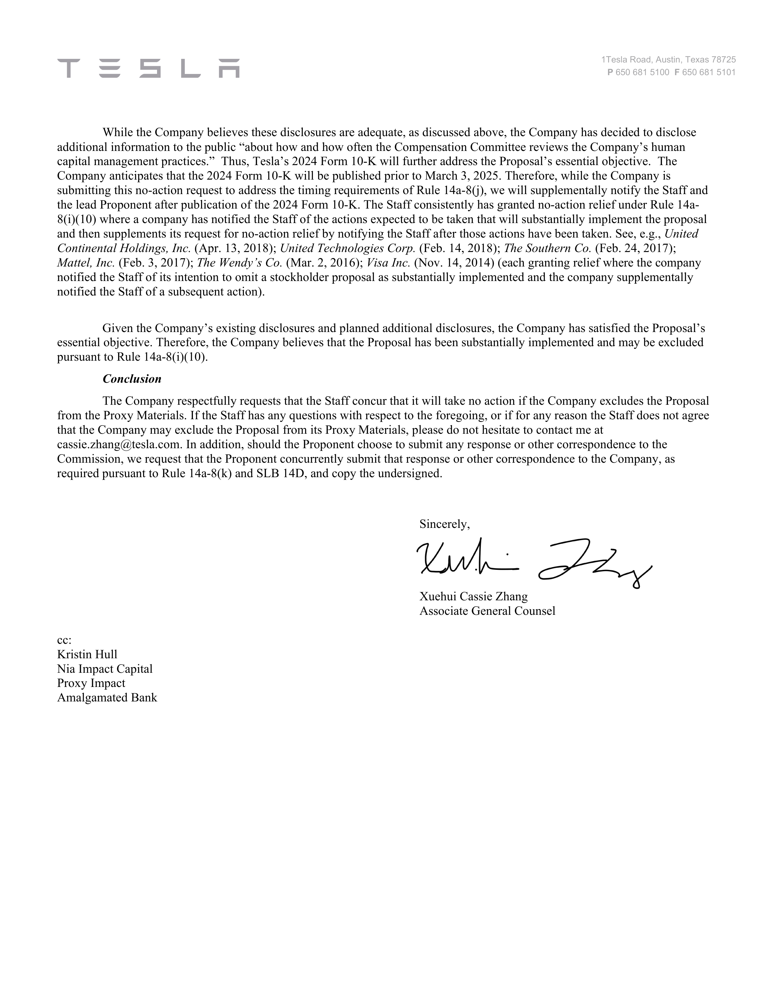 Tesla Proposal  — page 3