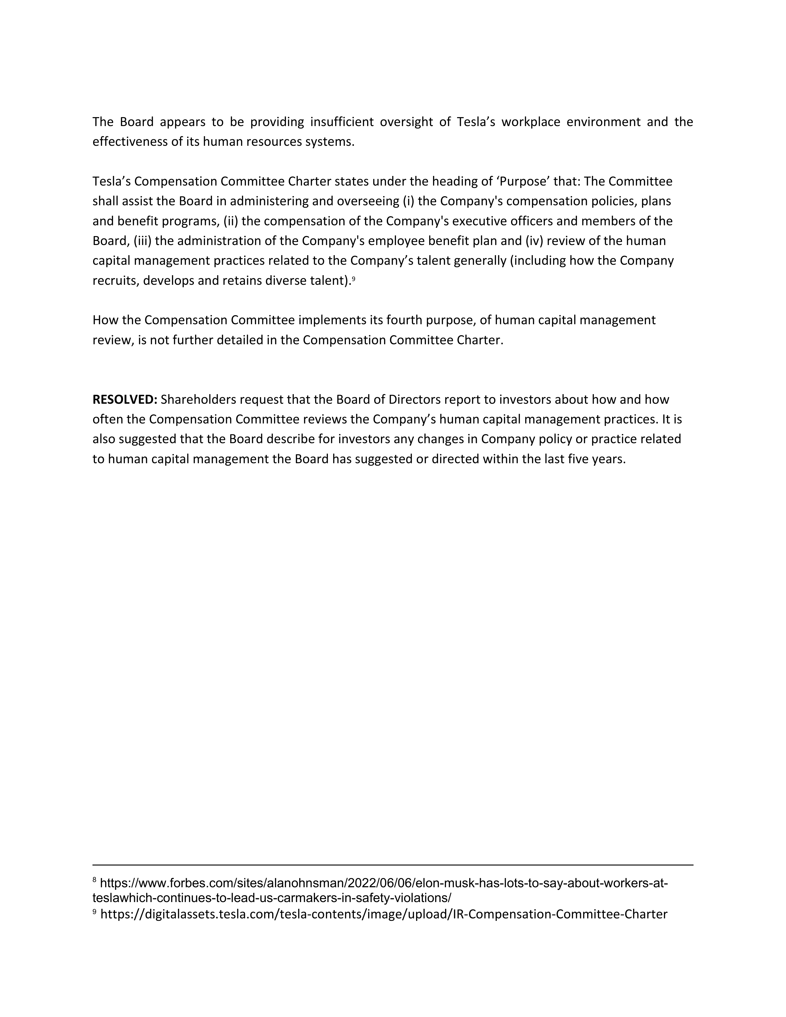 Tesla Proposal  — page 9