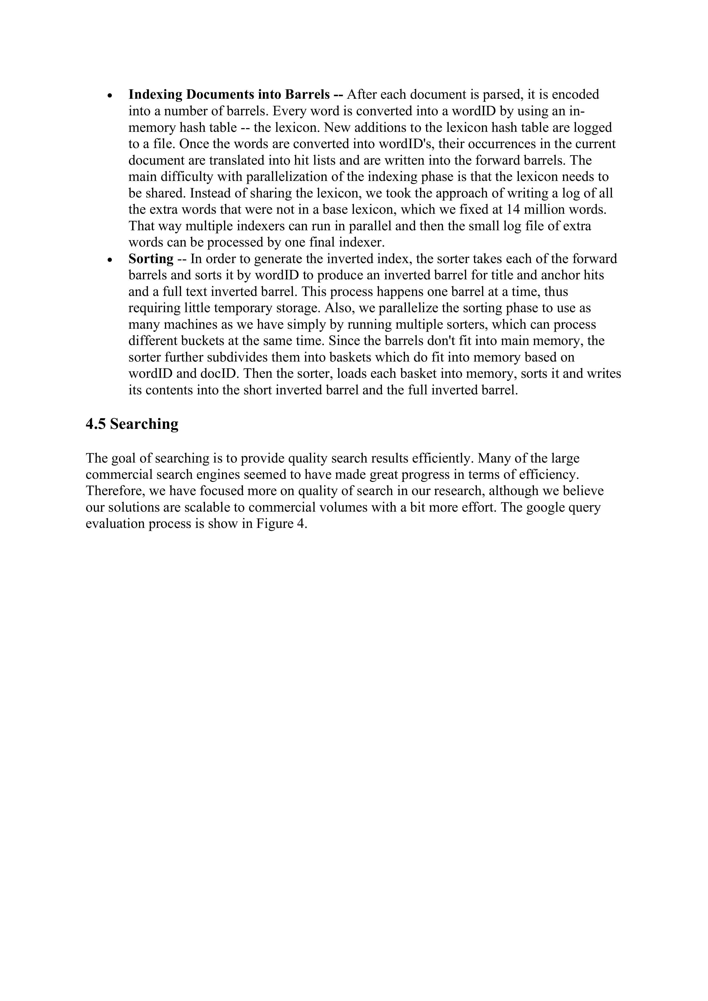Large-Scale Hypertextual Web Search Engine Research Paper by Stanford University — page 12