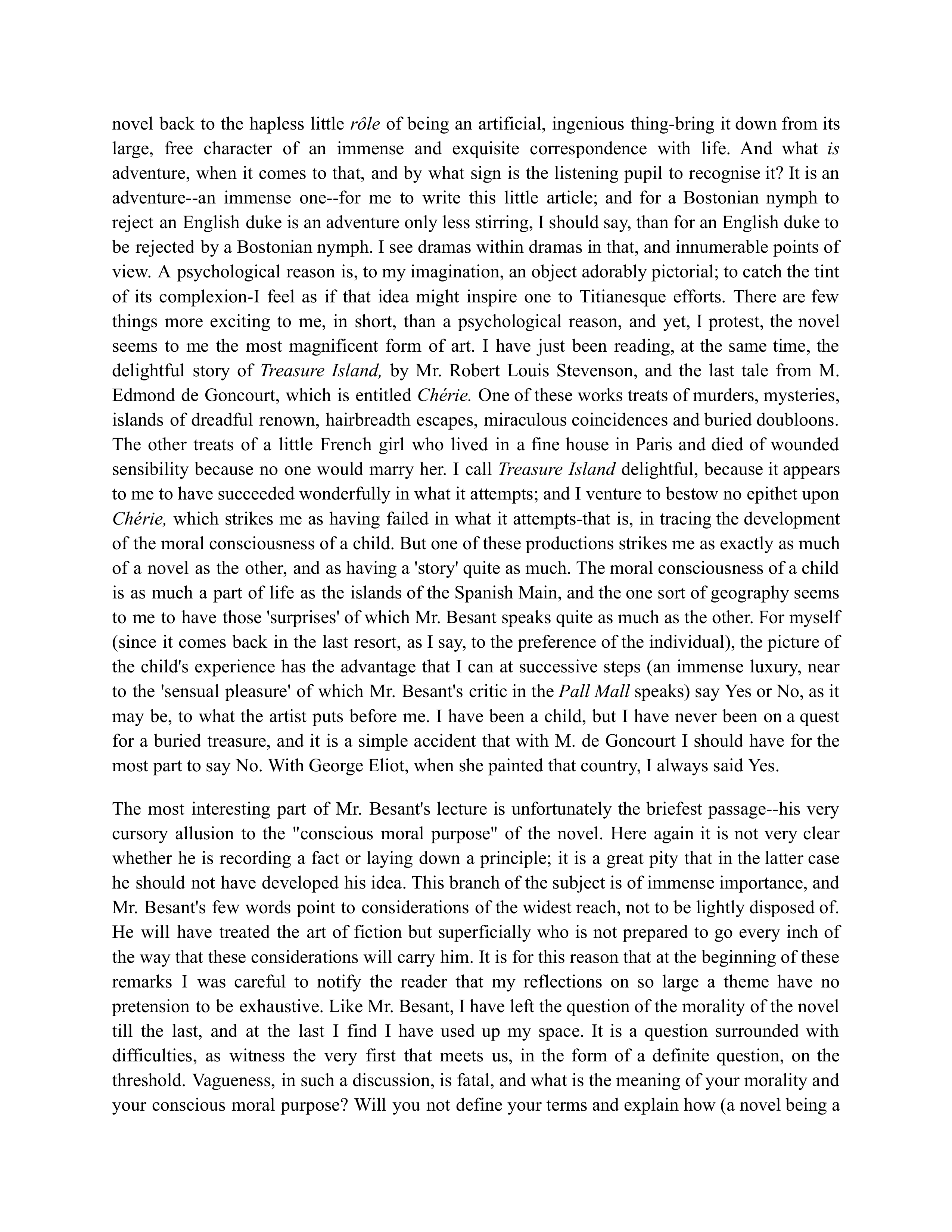 The Art of Fiction Essay — page 12