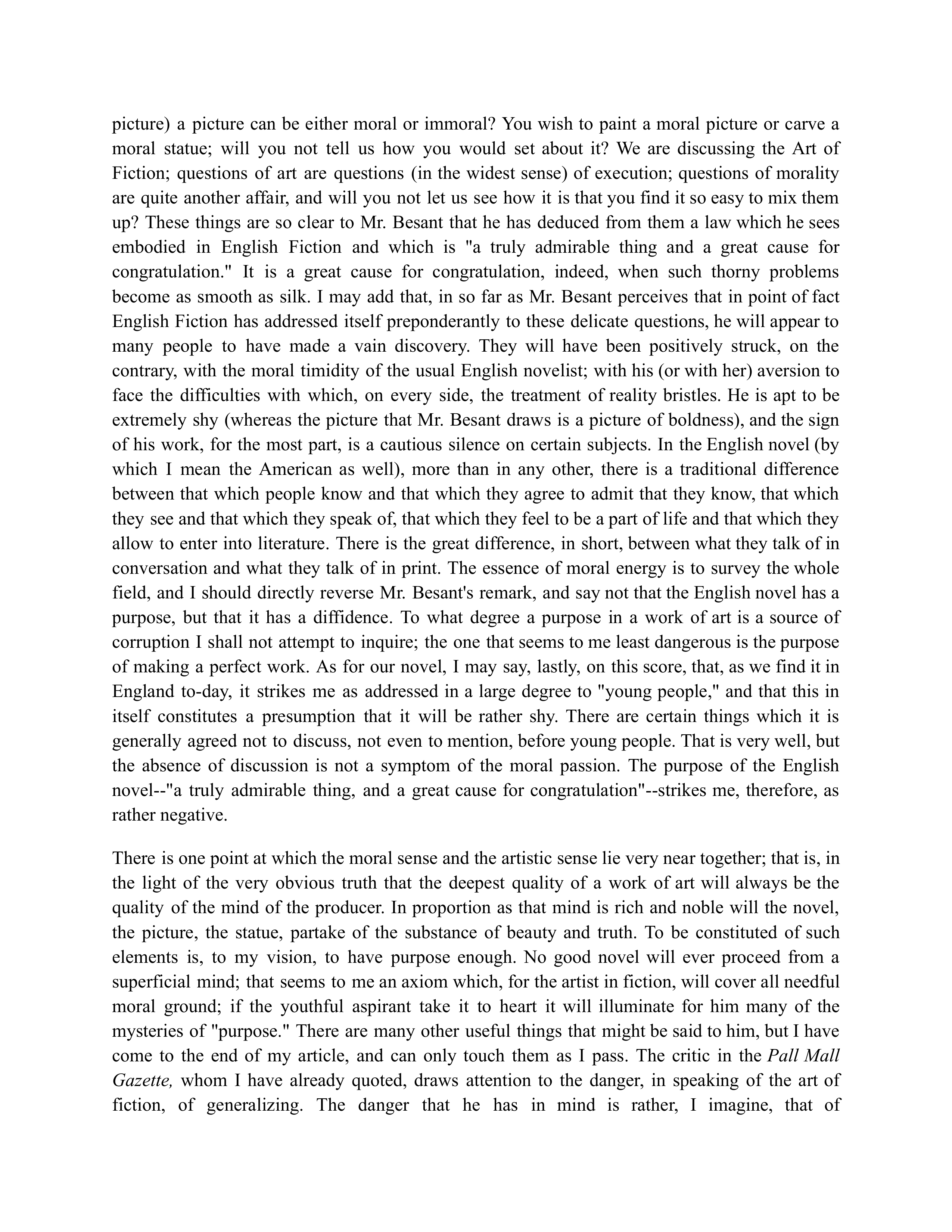 The Art of Fiction Essay — page 13