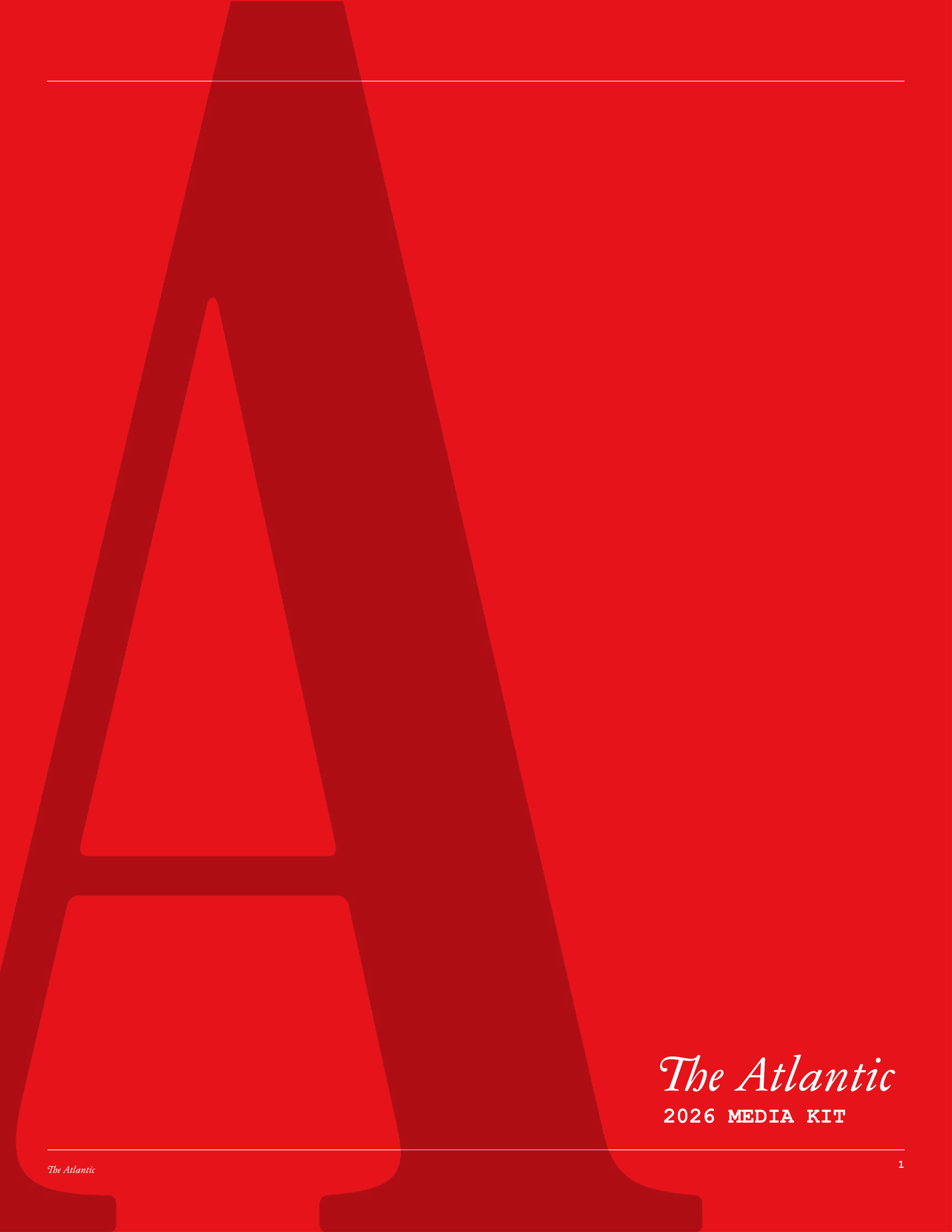 The Atlantic Media Kit — page 1