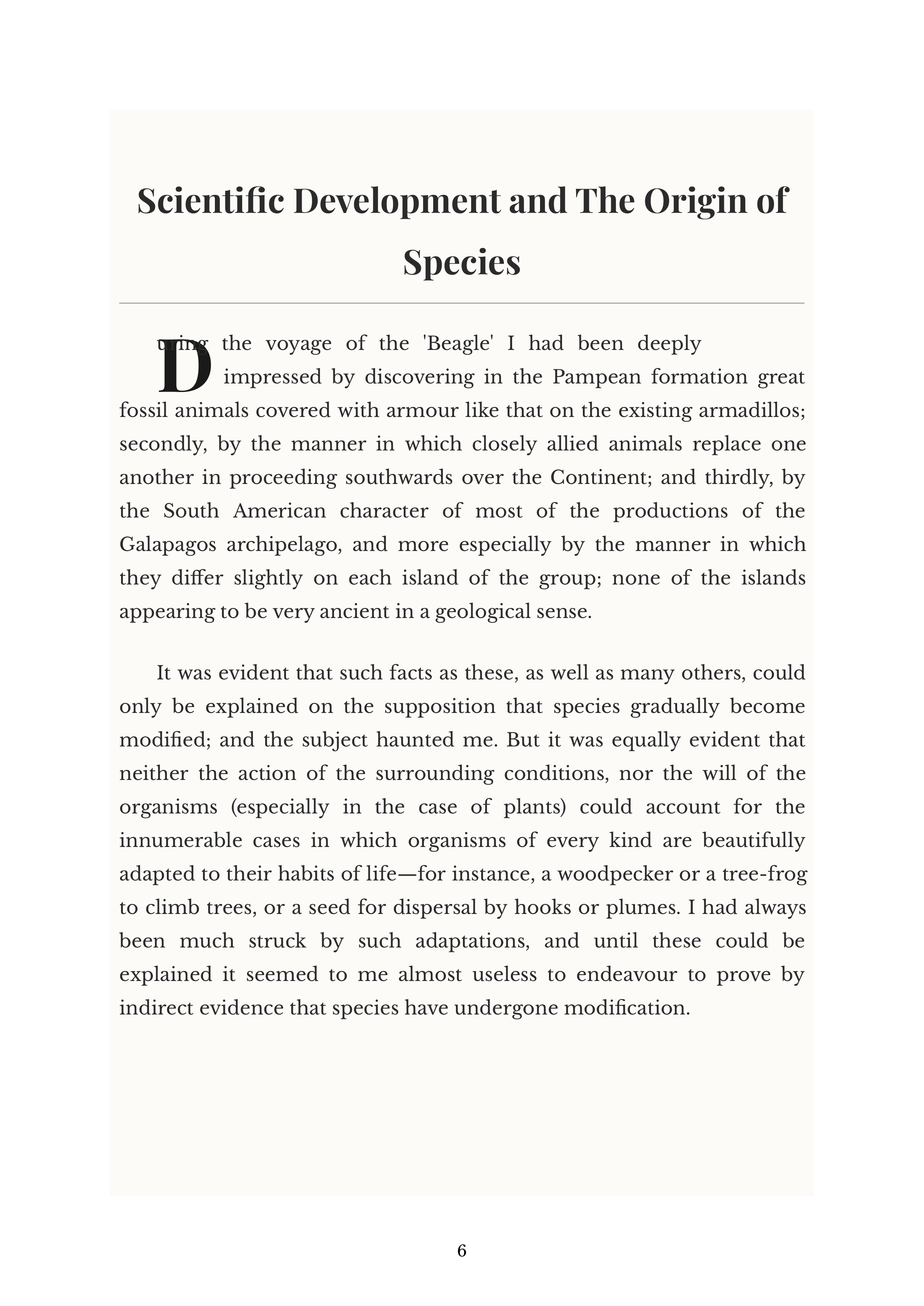 The Autobiography of Charles Darwin by Charles Darwin Naturalist Autobiography — page 6