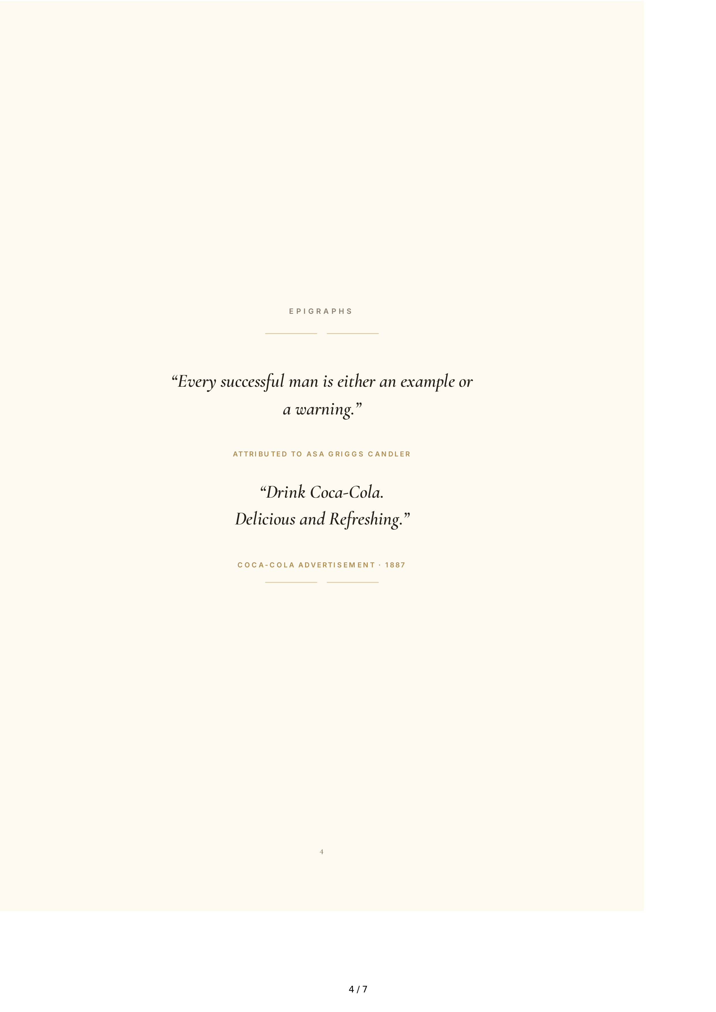 The Coca-Cola Company Asa Griggs Candler Founder Biography — page 4