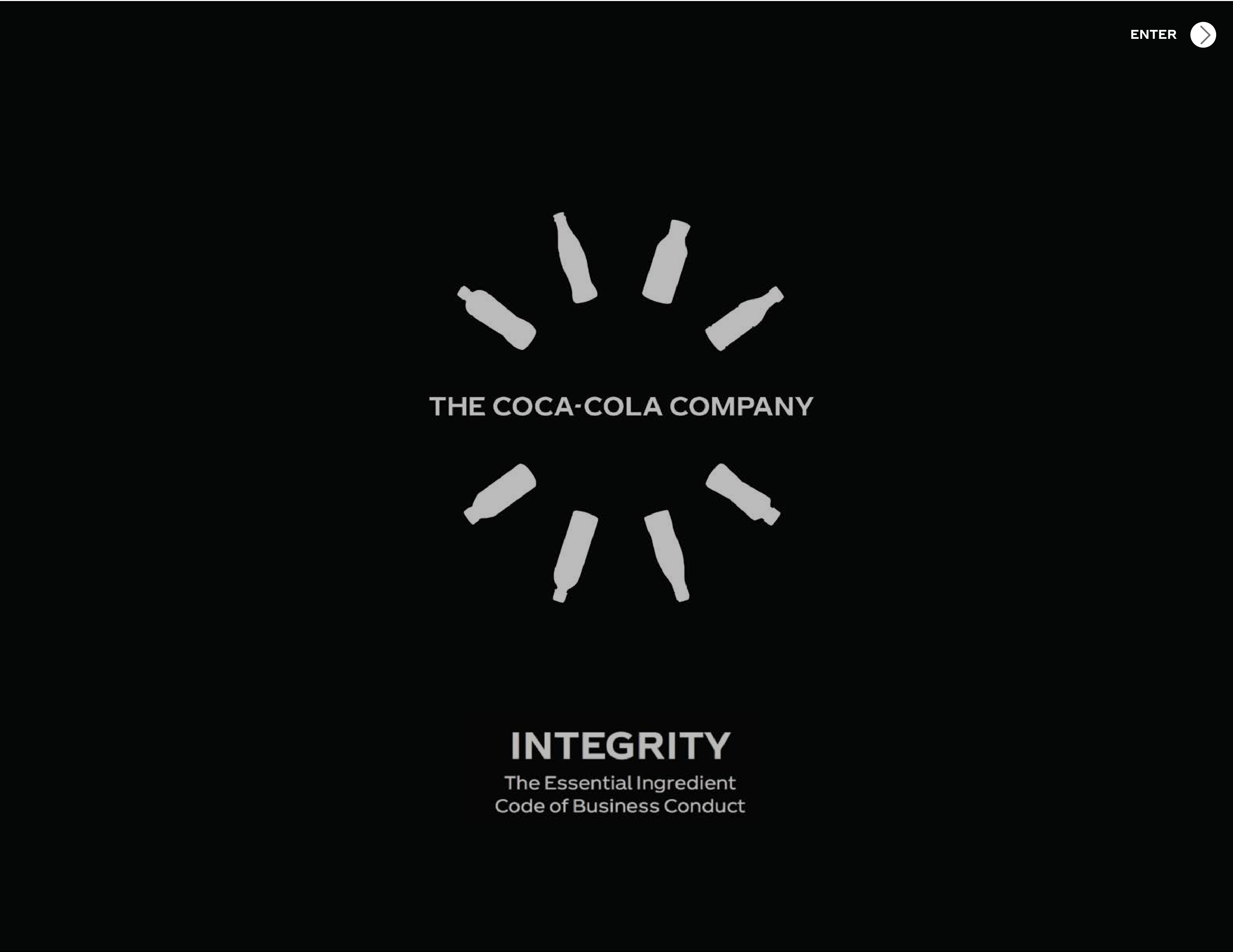 The Coca-Cola Company Code of Business Conduct Handbook — page 1