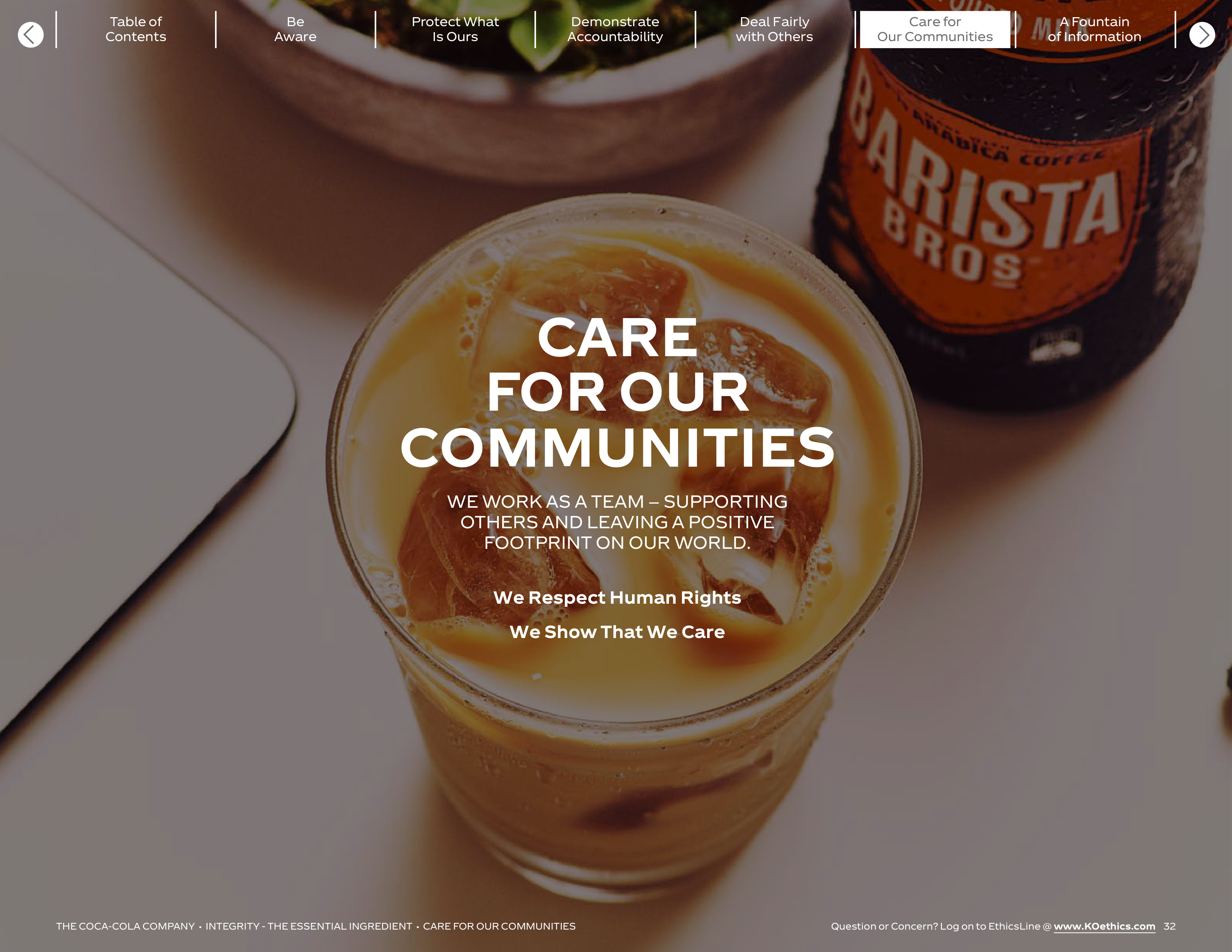 The Coca-Cola Company Code of Business Conduct Handbook — page 32