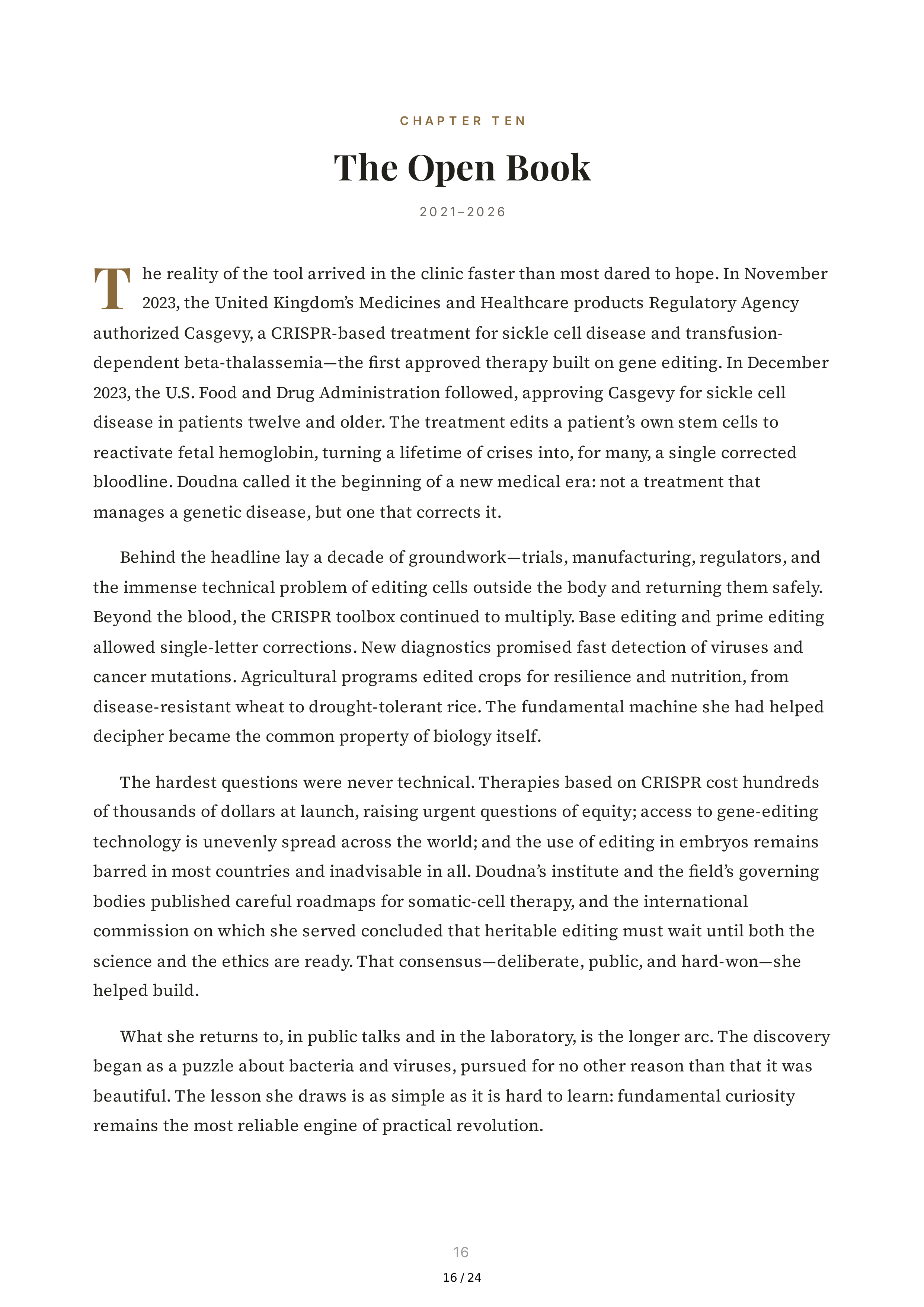 The Code Breaker Biography by Walter Isaacson — page 16