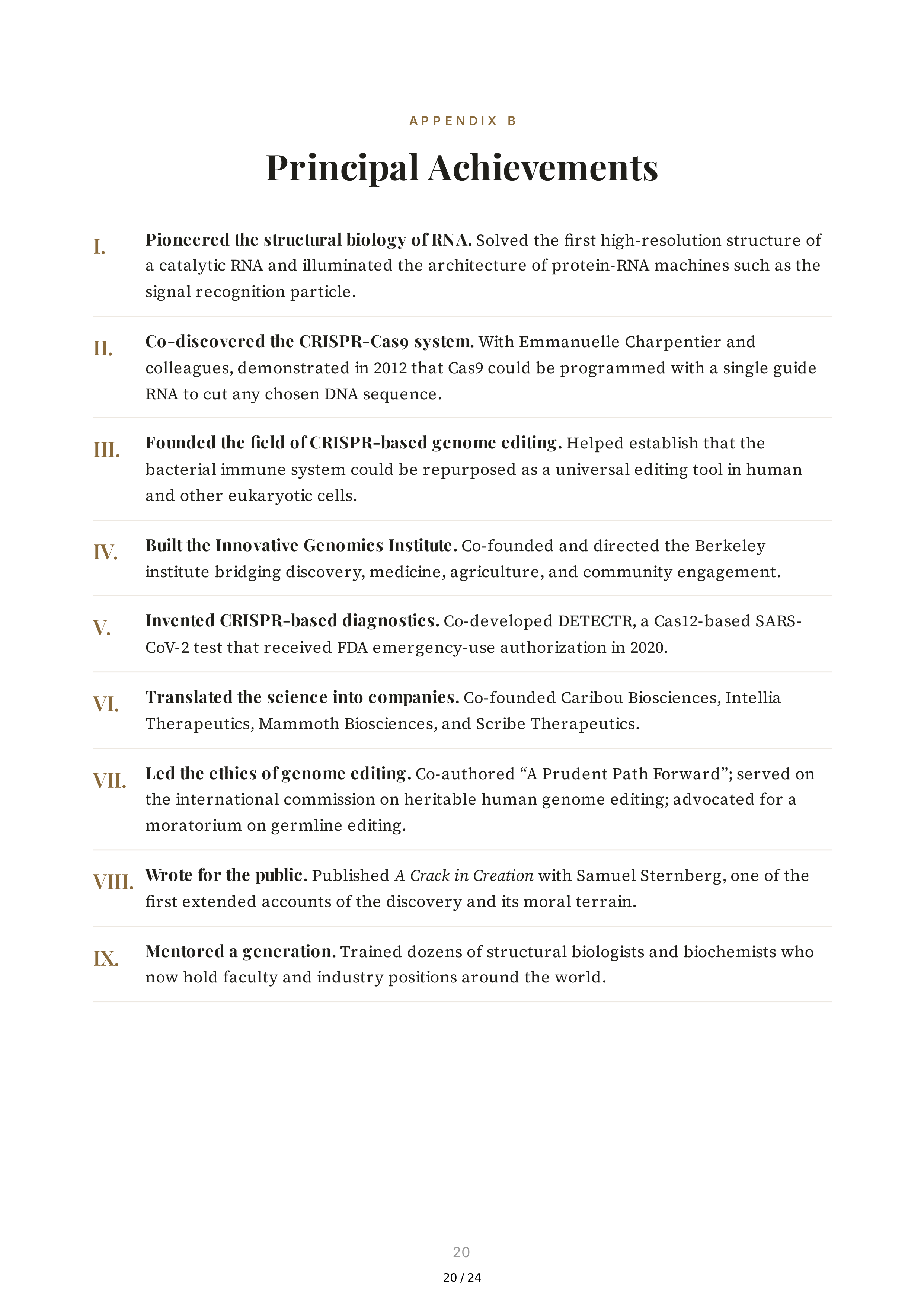 The Code Breaker Biography by Walter Isaacson — page 20