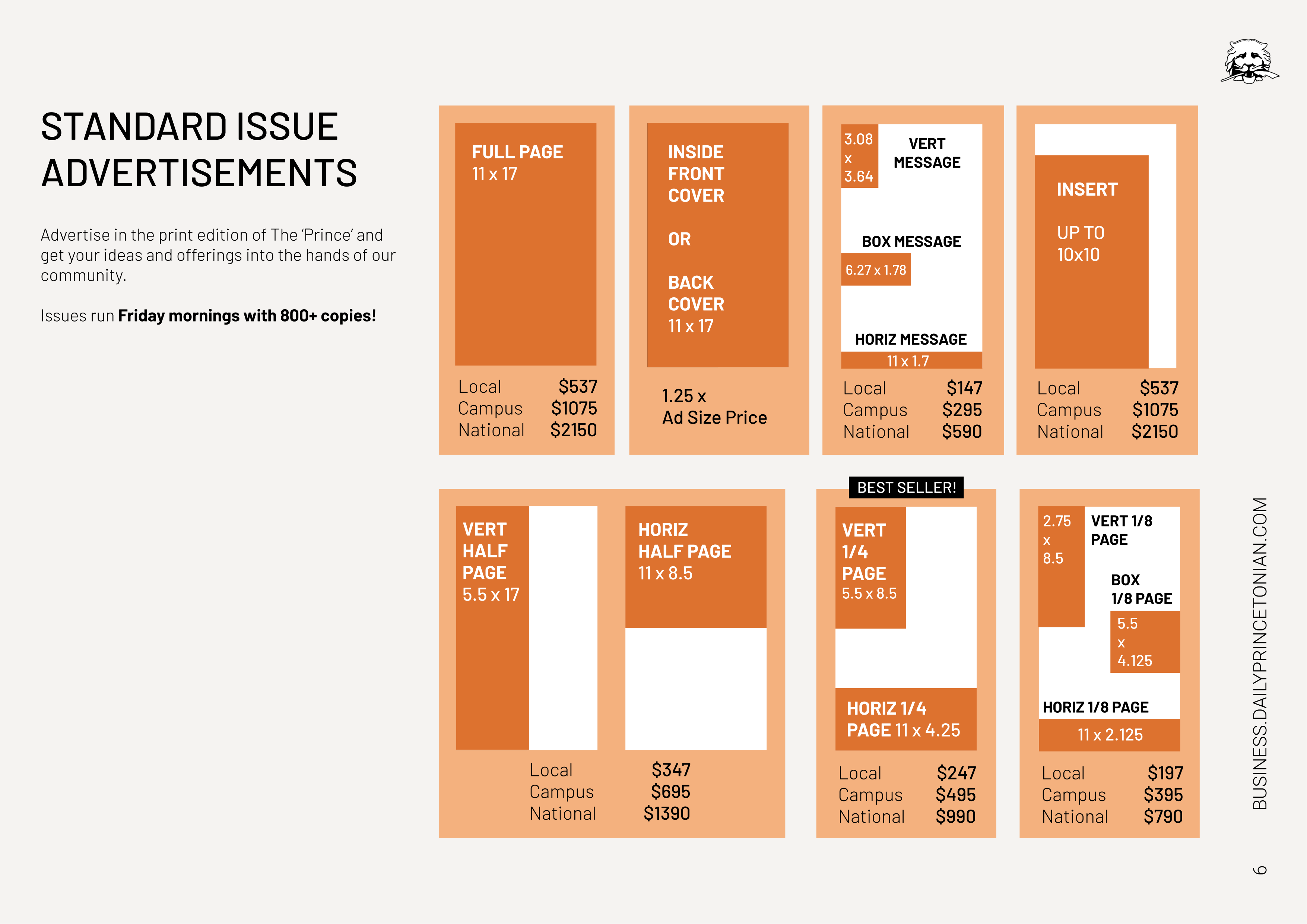 The Daily Princetonian Advertising Media Kit — page 6