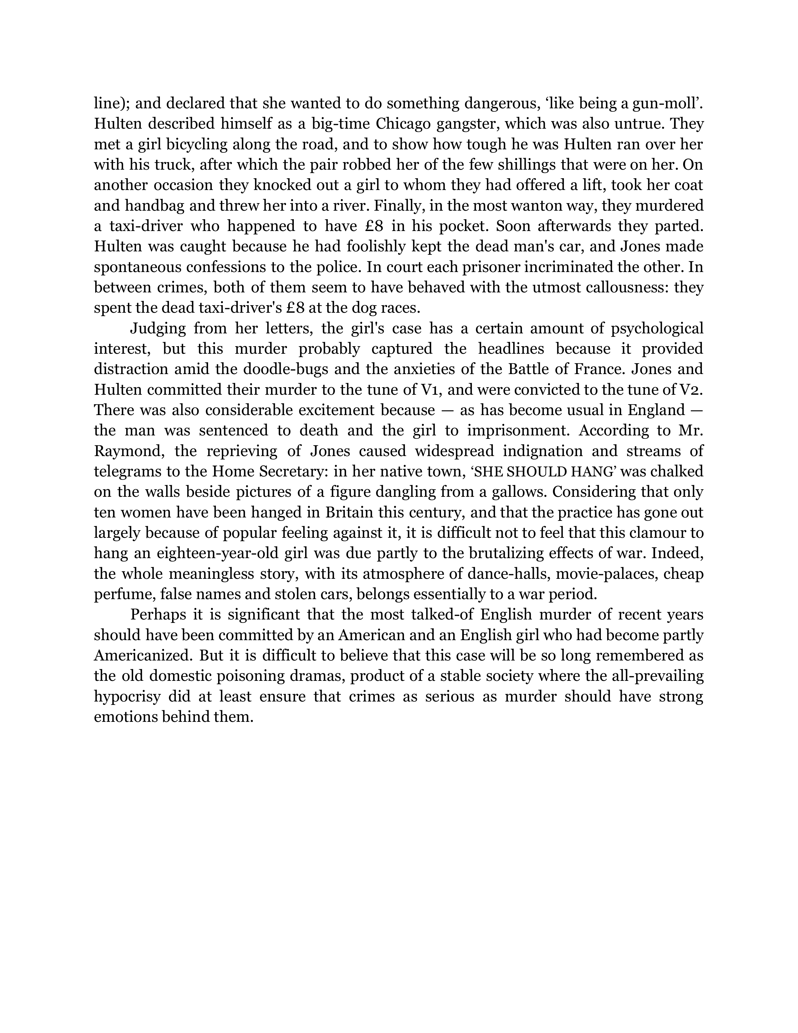 The Decline of the English Murder Essay — page 3