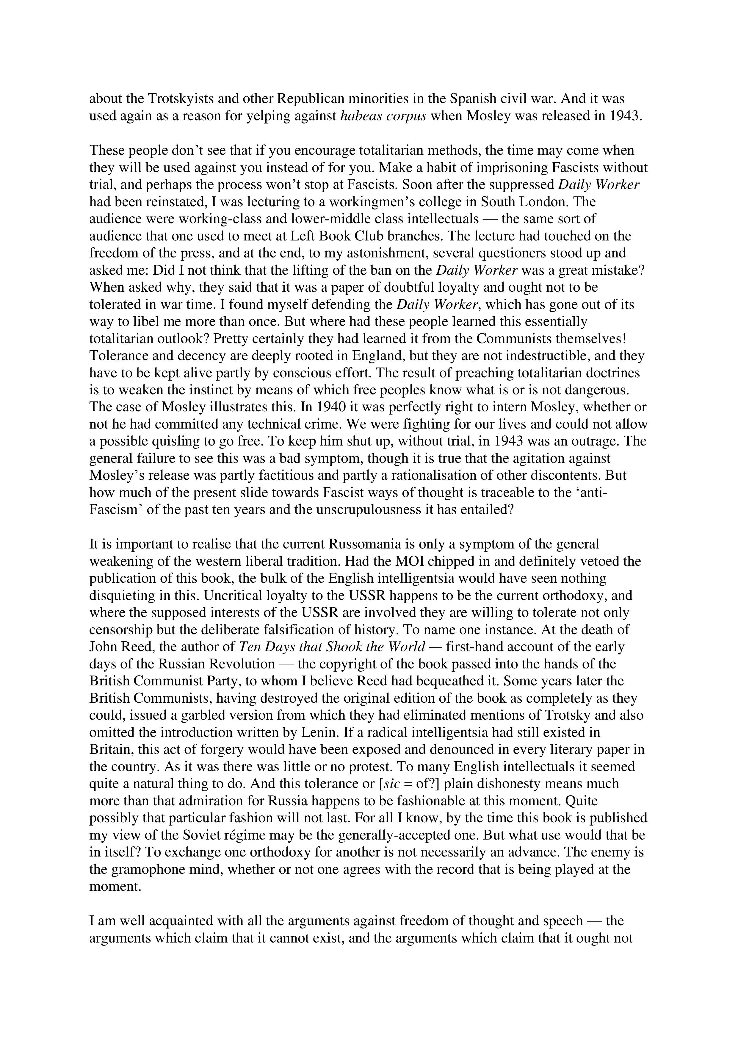 The Freedom of the Press Essay — page 5