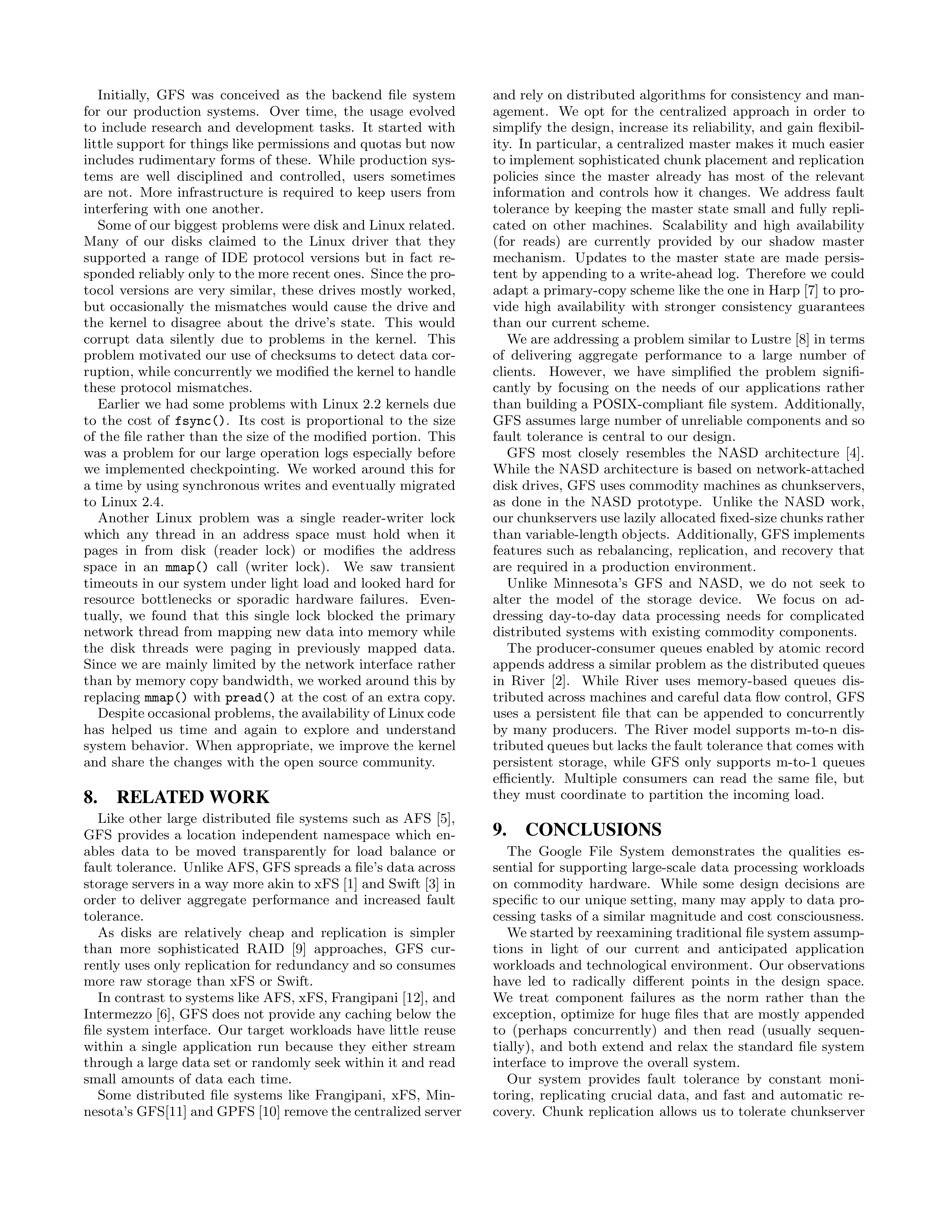The Google File System Research Paper by Google — page 14