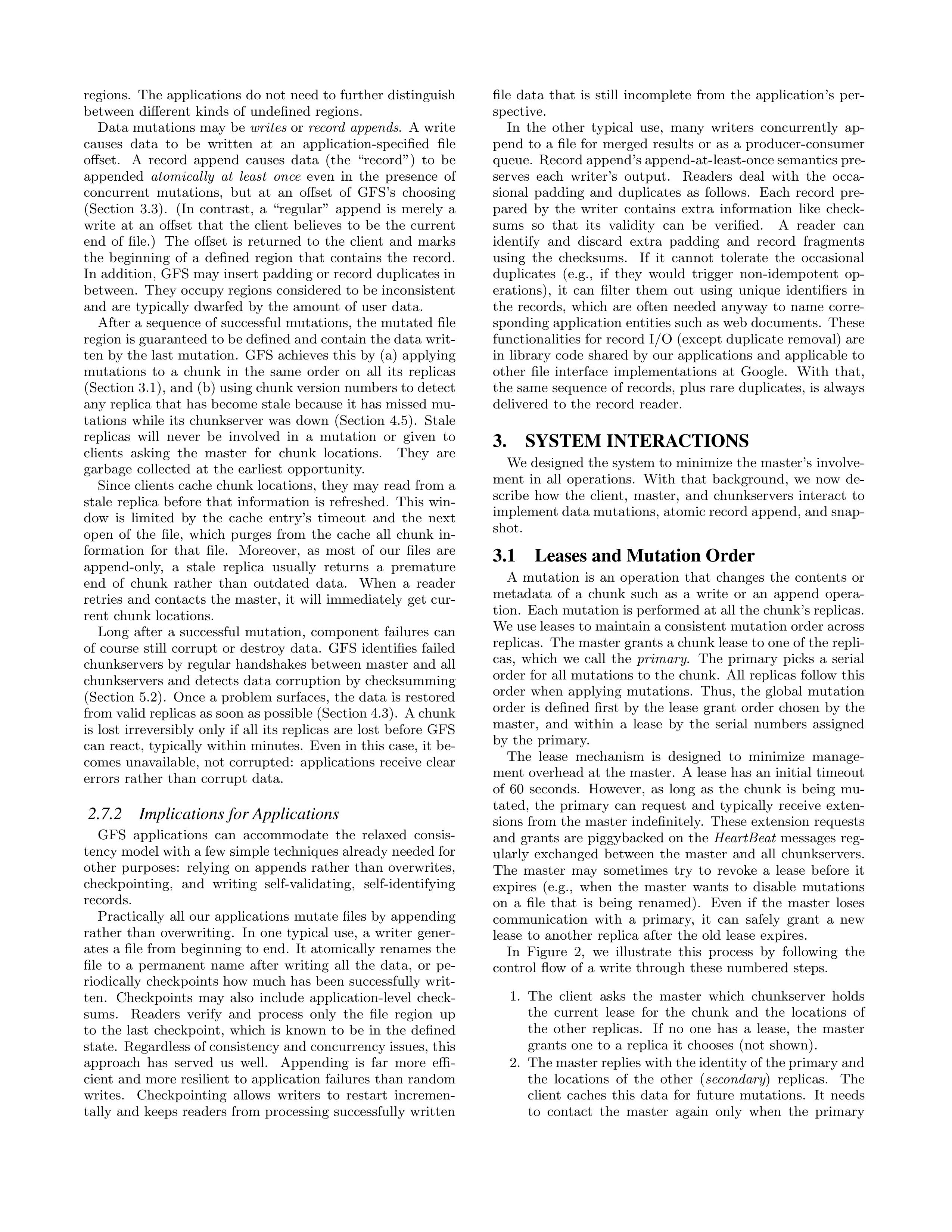The Google File System Research Paper by Google — page 5