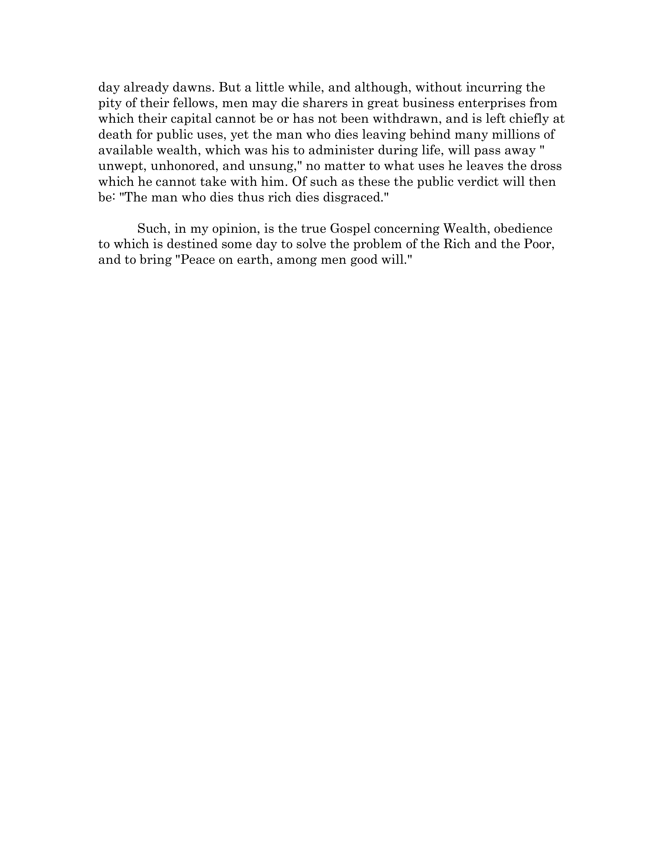 The Gospel of Wealth Essay — page 10
