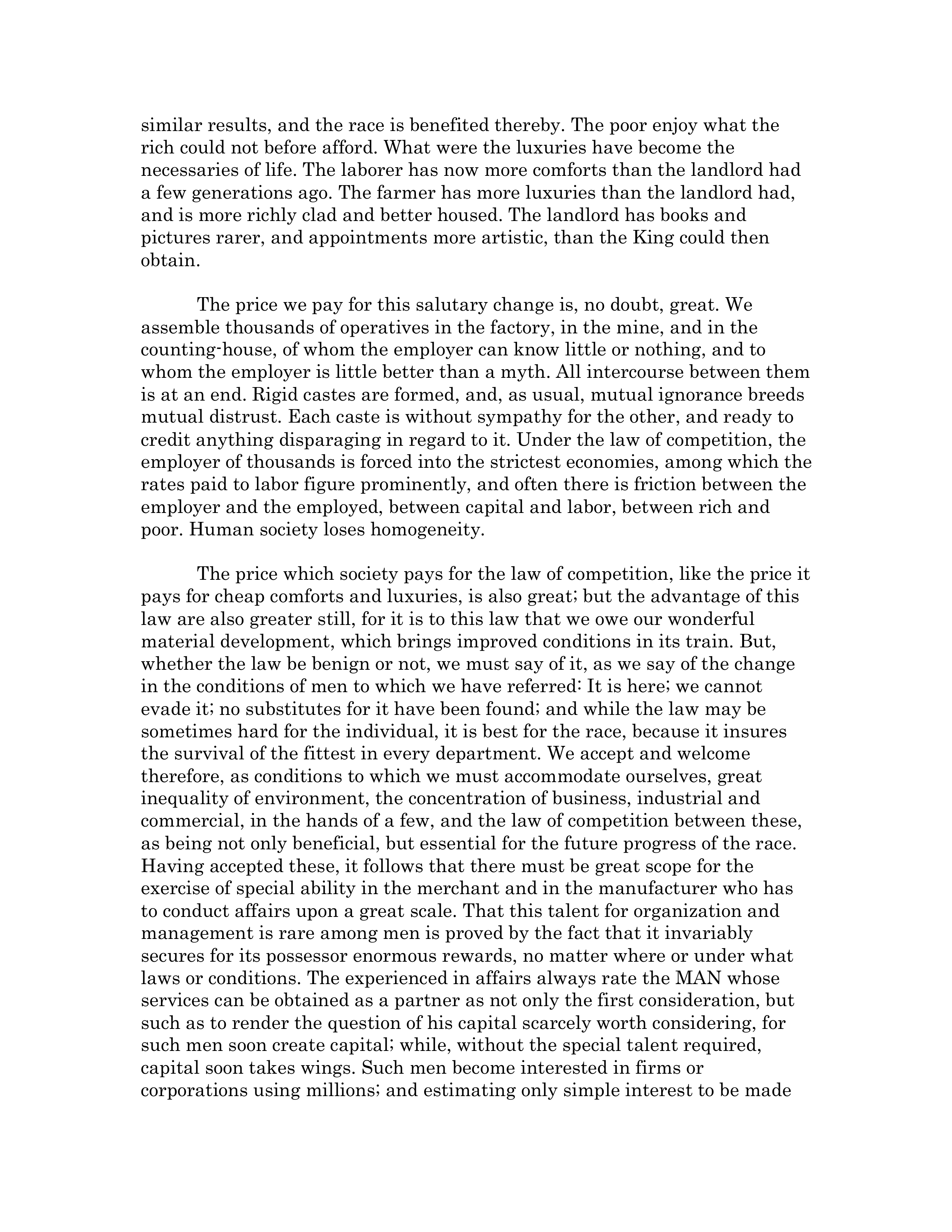 The Gospel of Wealth Essay — page 2