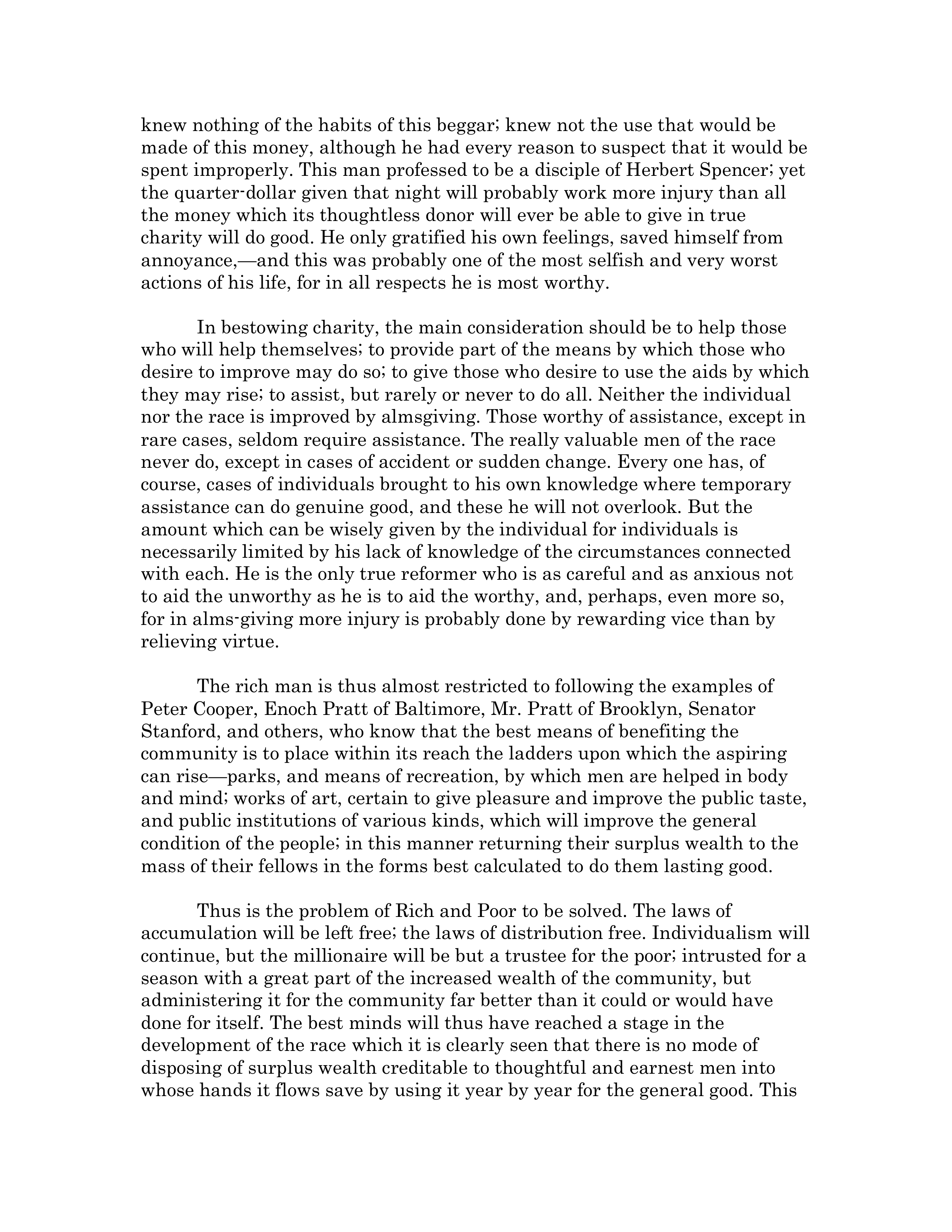 The Gospel of Wealth Essay — page 9