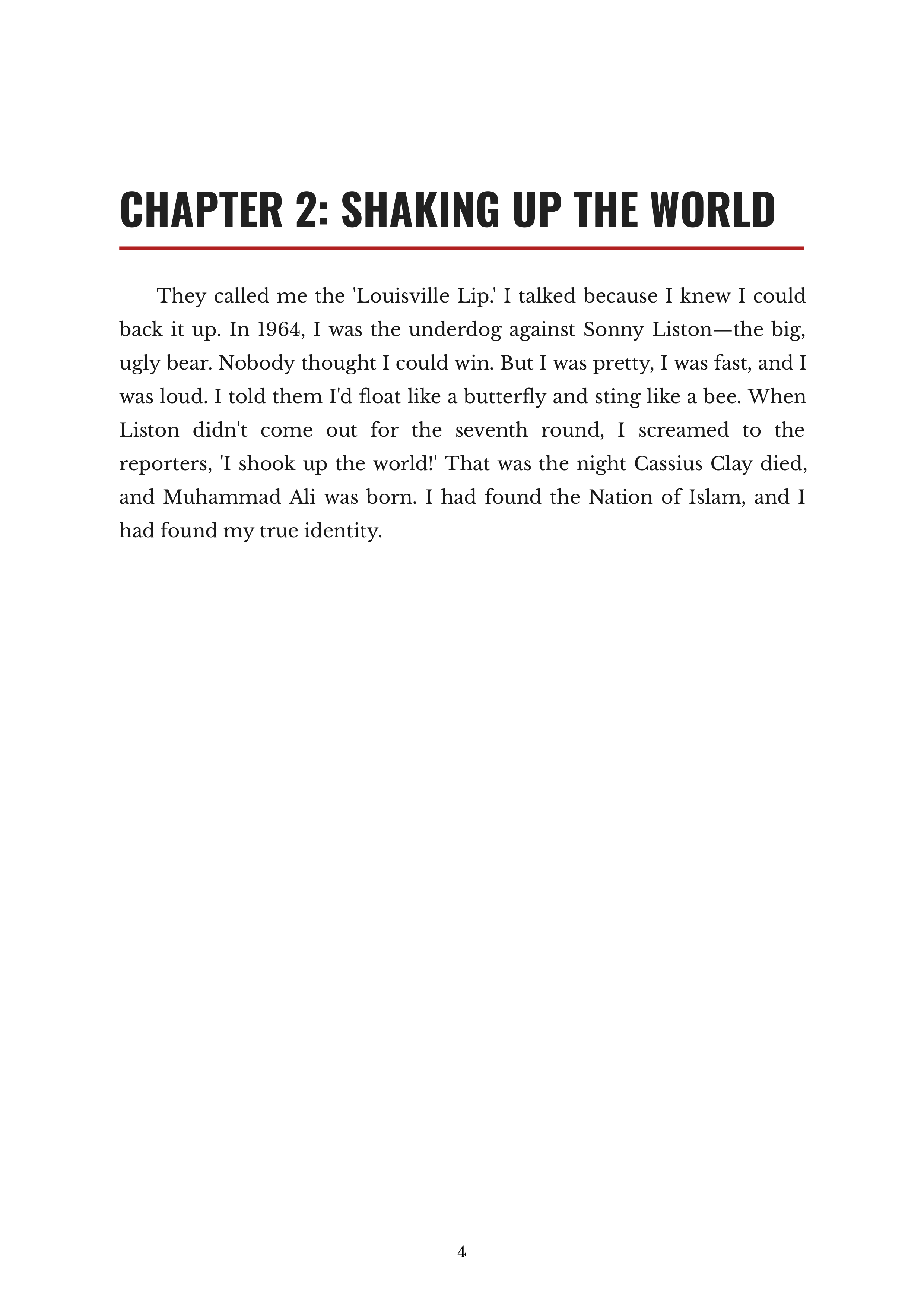 The Greatest My Own Story by Muhammad Ali Boxing Champion Autobiography — page 4