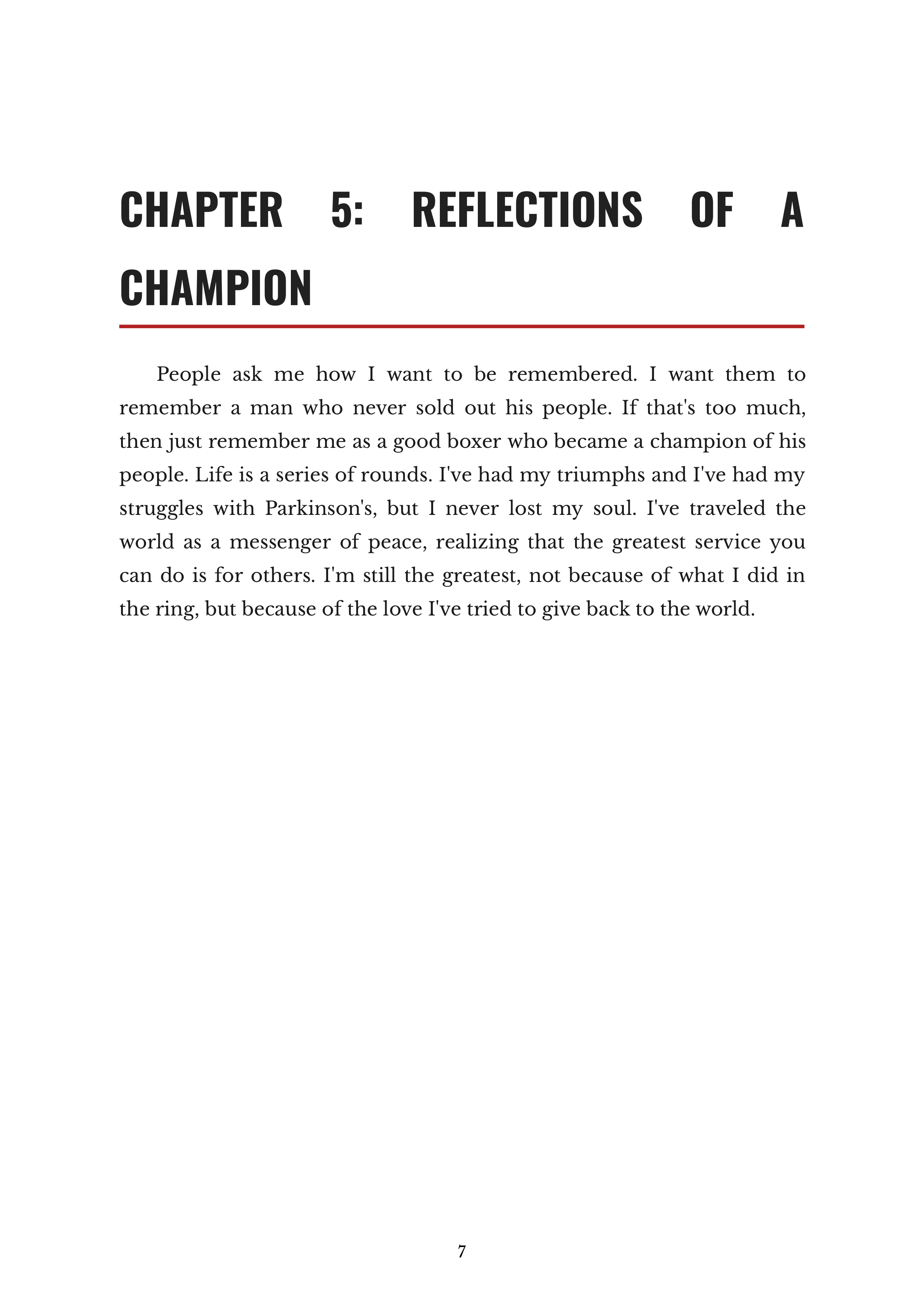 The Greatest My Own Story by Muhammad Ali Boxing Champion Autobiography — page 7