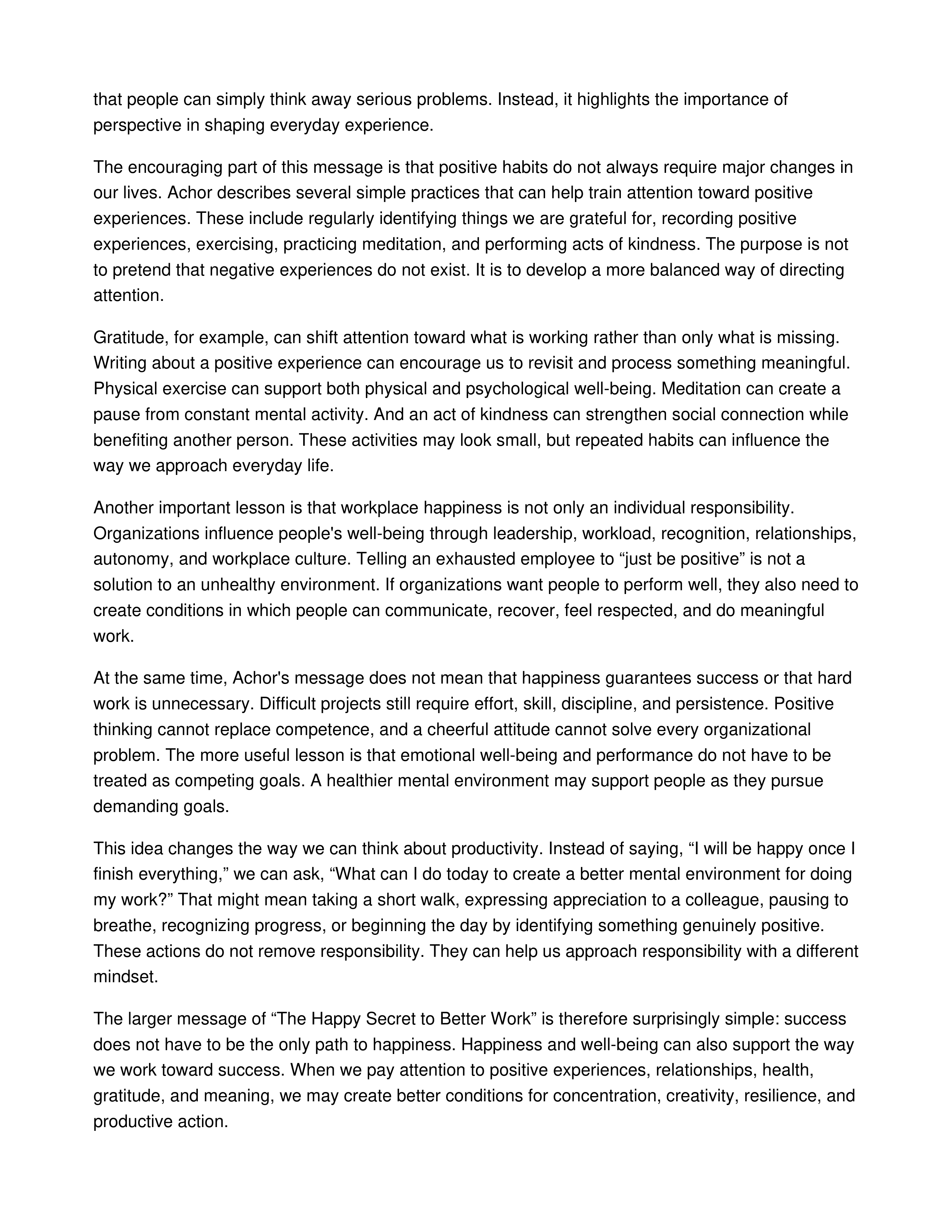 The Happy Secret to Better Work Informative Speech — page 2