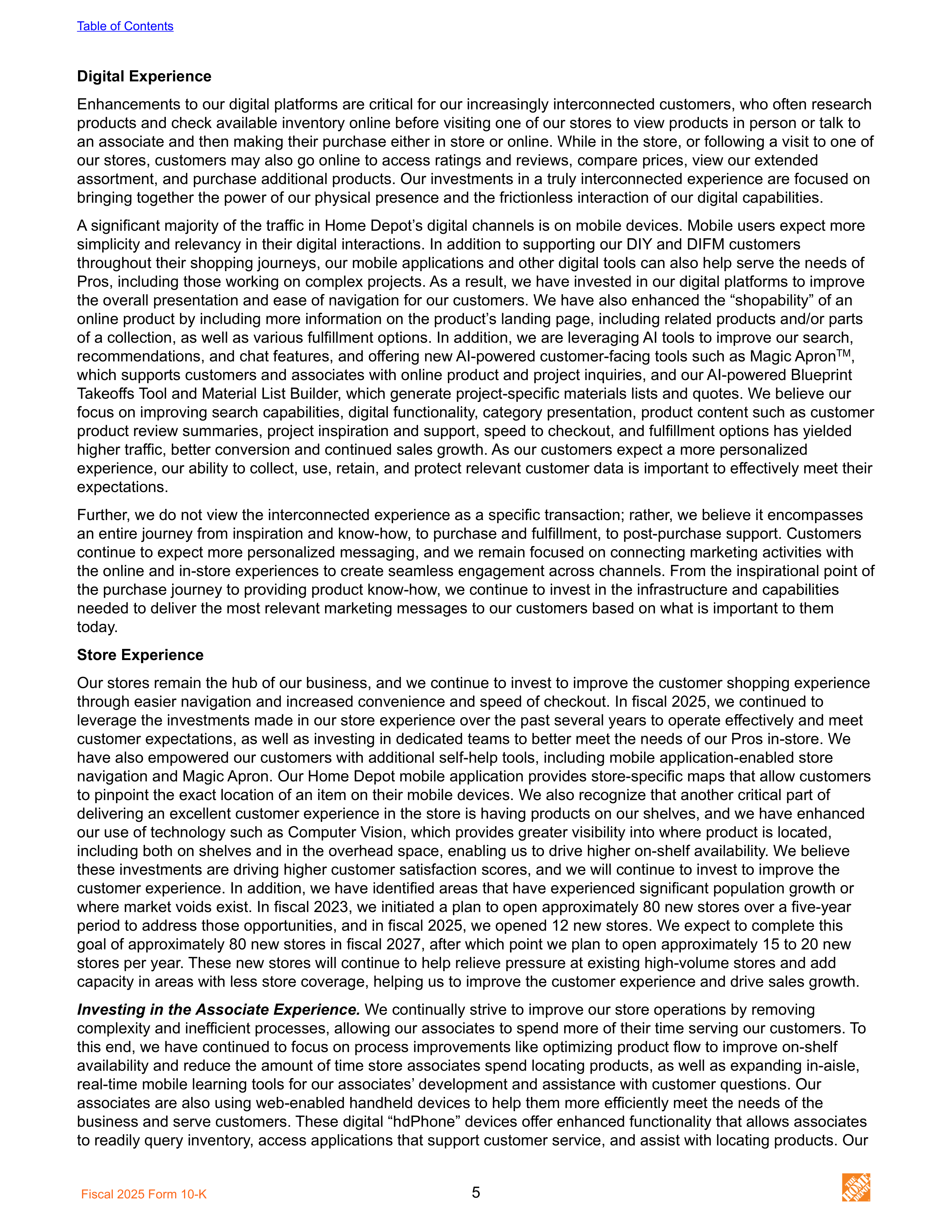 The Home Depot Annual Report — page 13