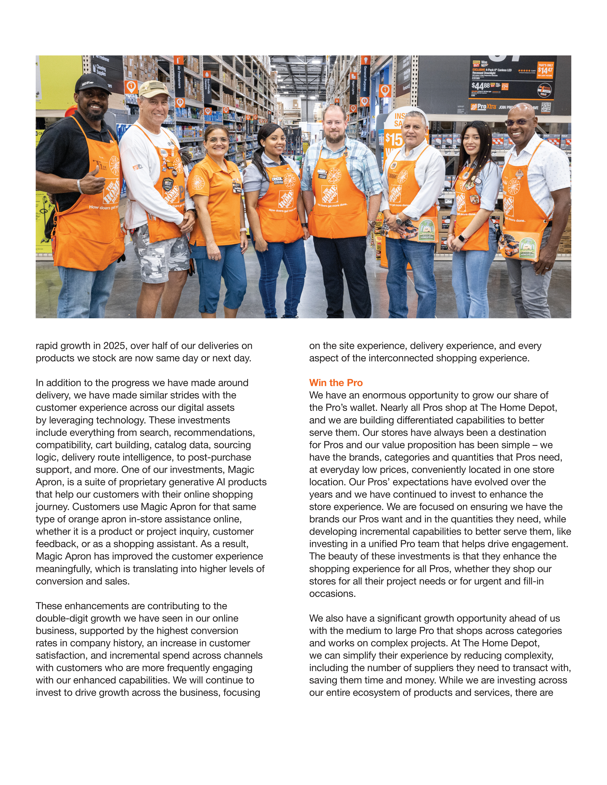 The Home Depot Annual Report — page 3