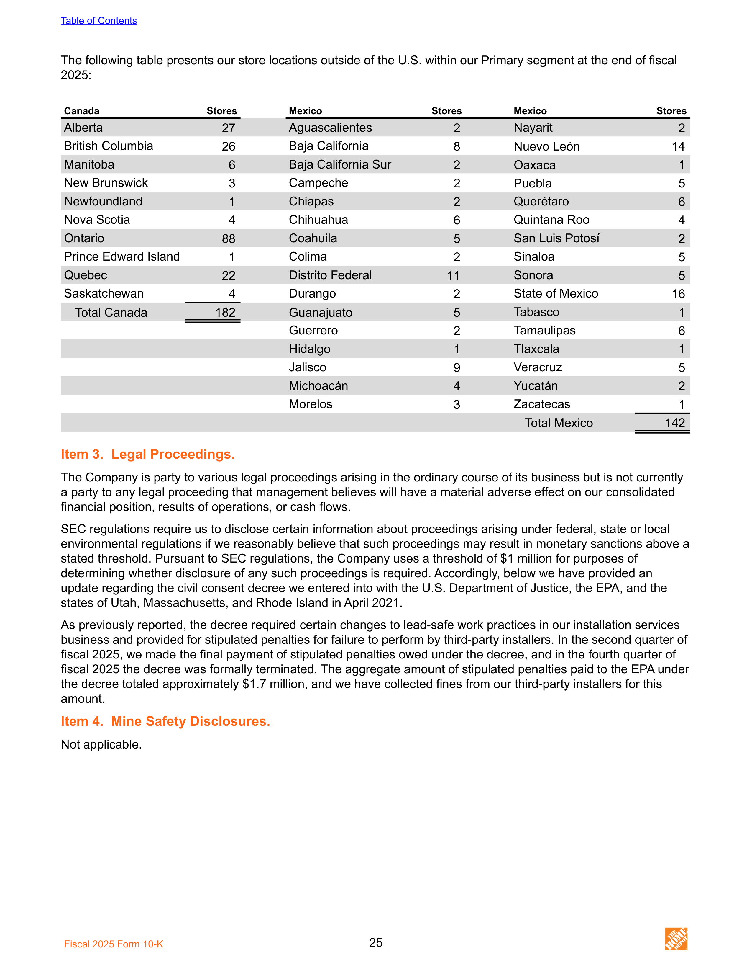 The Home Depot Annual Report — page 33