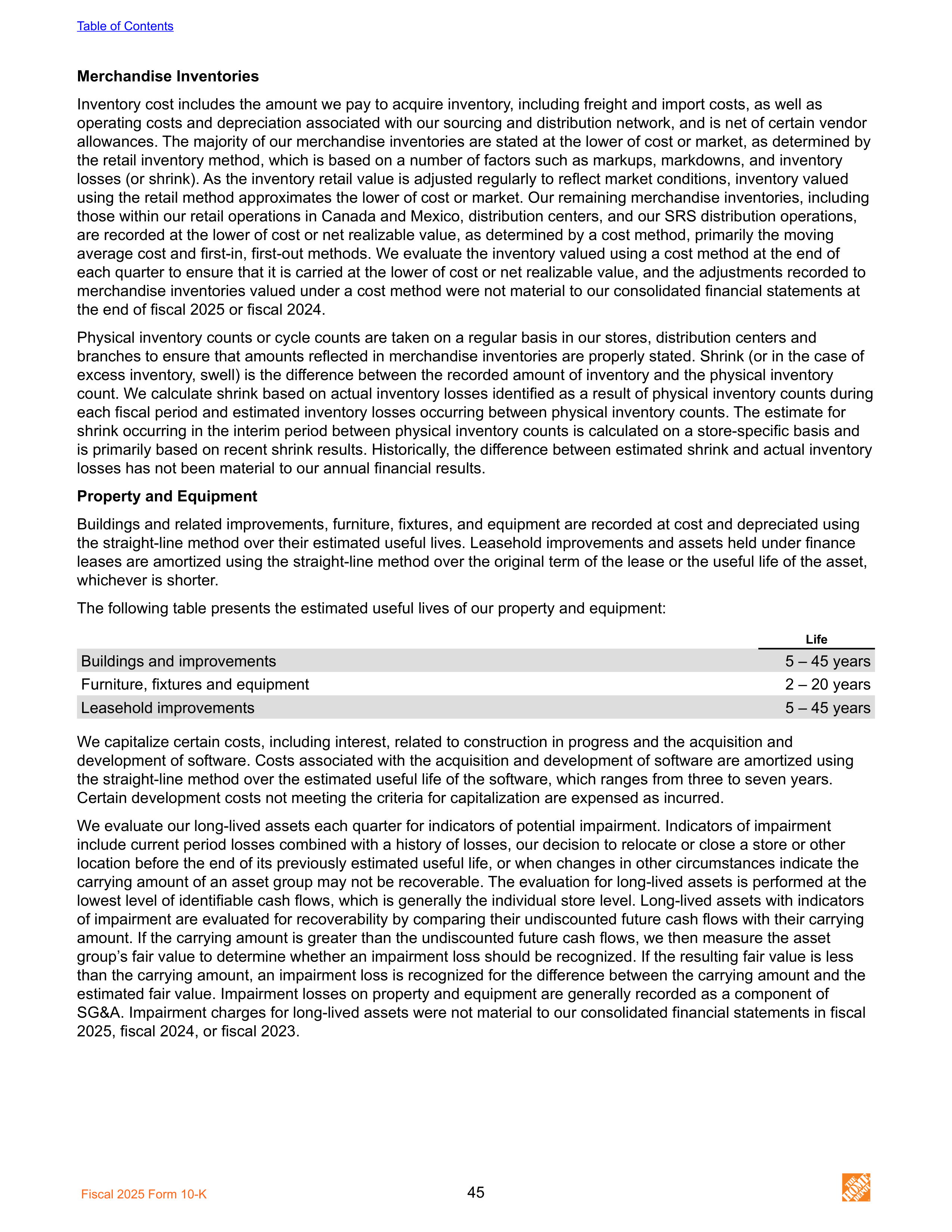 The Home Depot Annual Report — page 53
