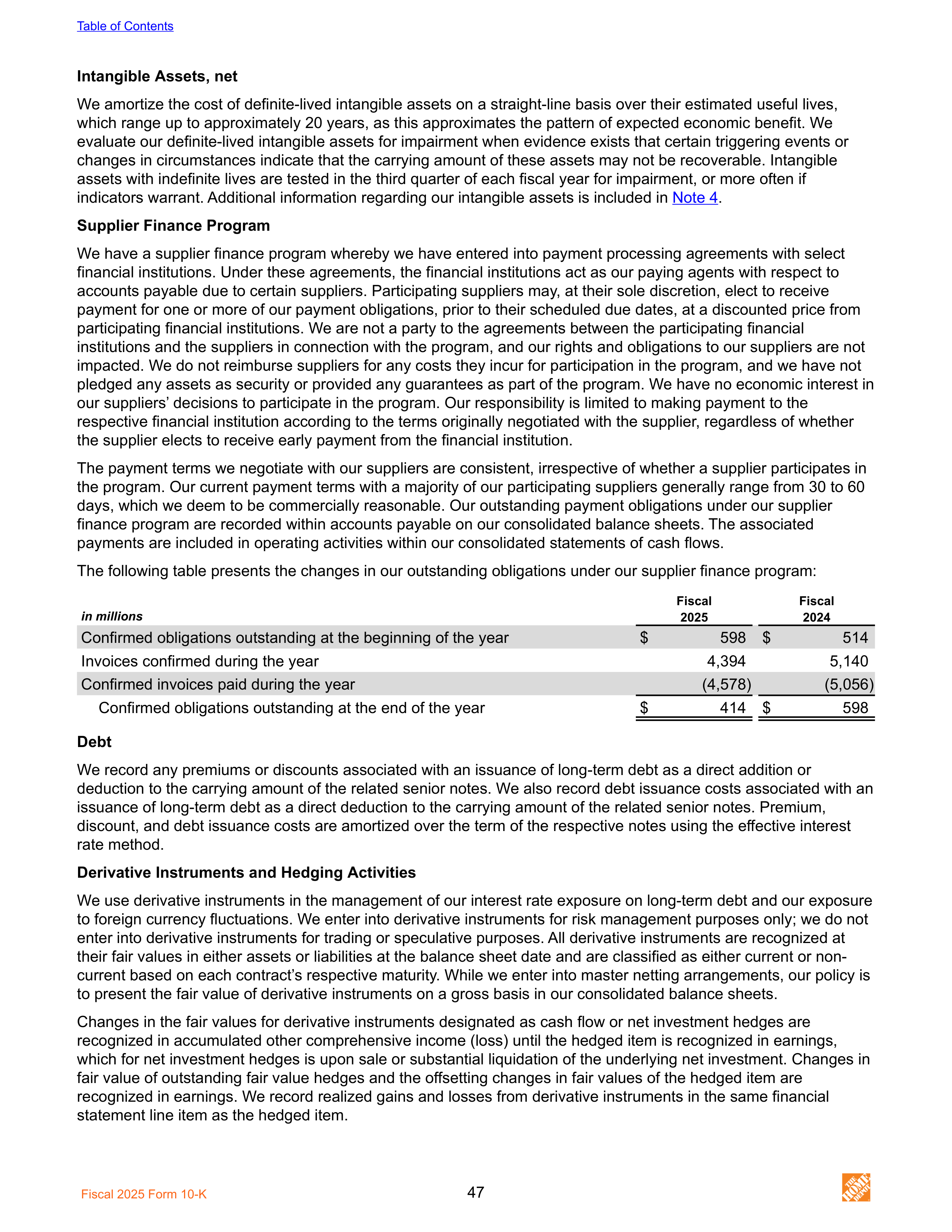 The Home Depot Annual Report — page 55