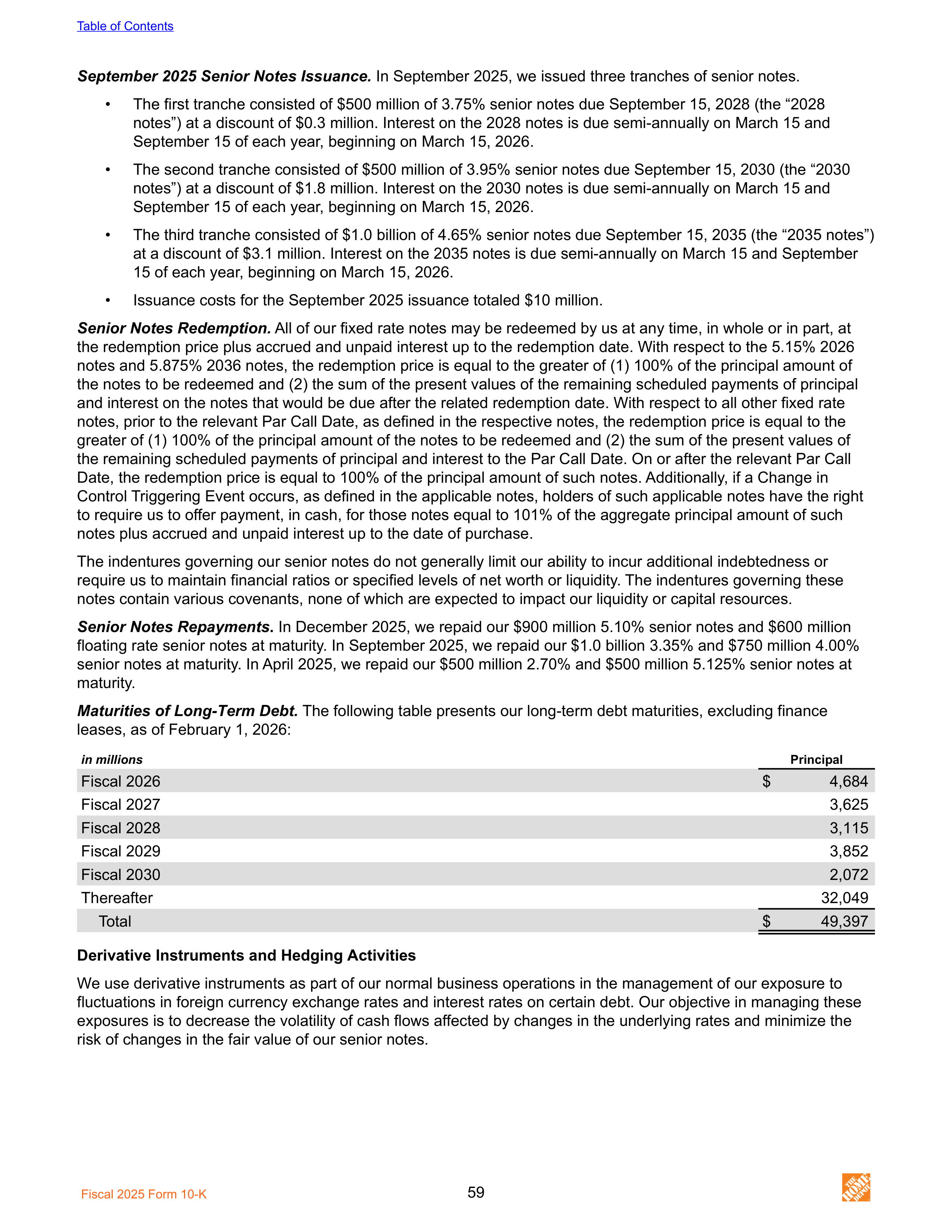 The Home Depot Annual Report — page 67