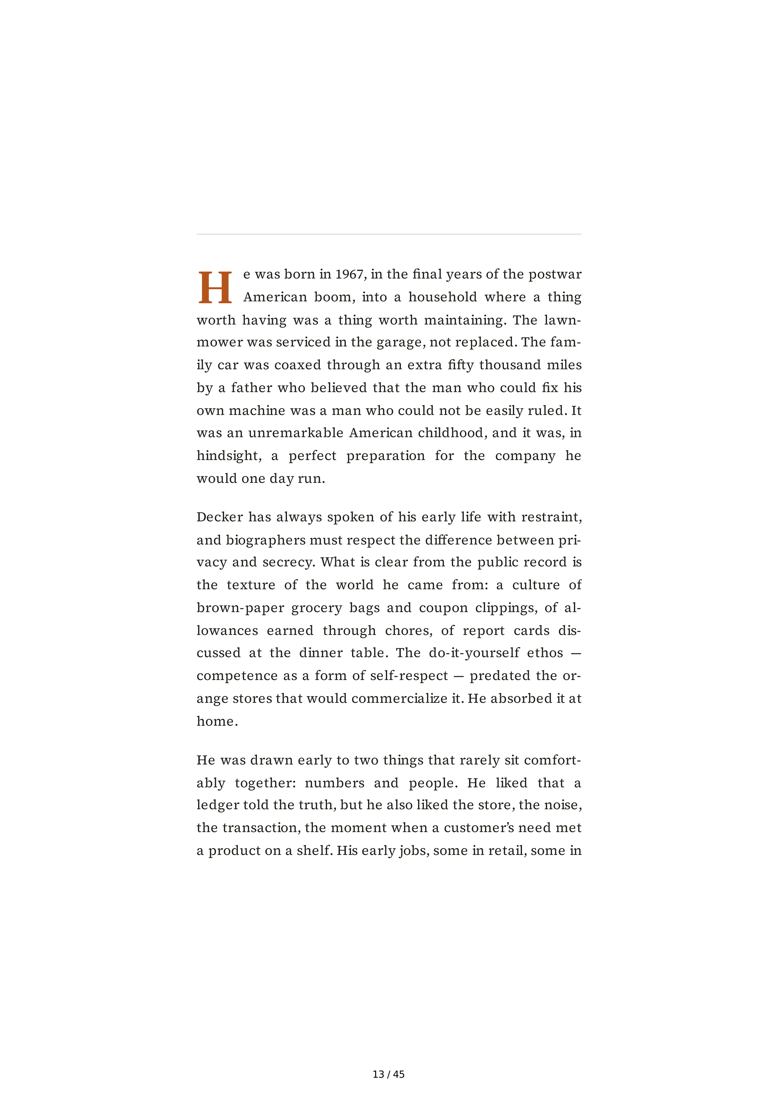 The Home Depot Edward Ted Decker Biography — page 13