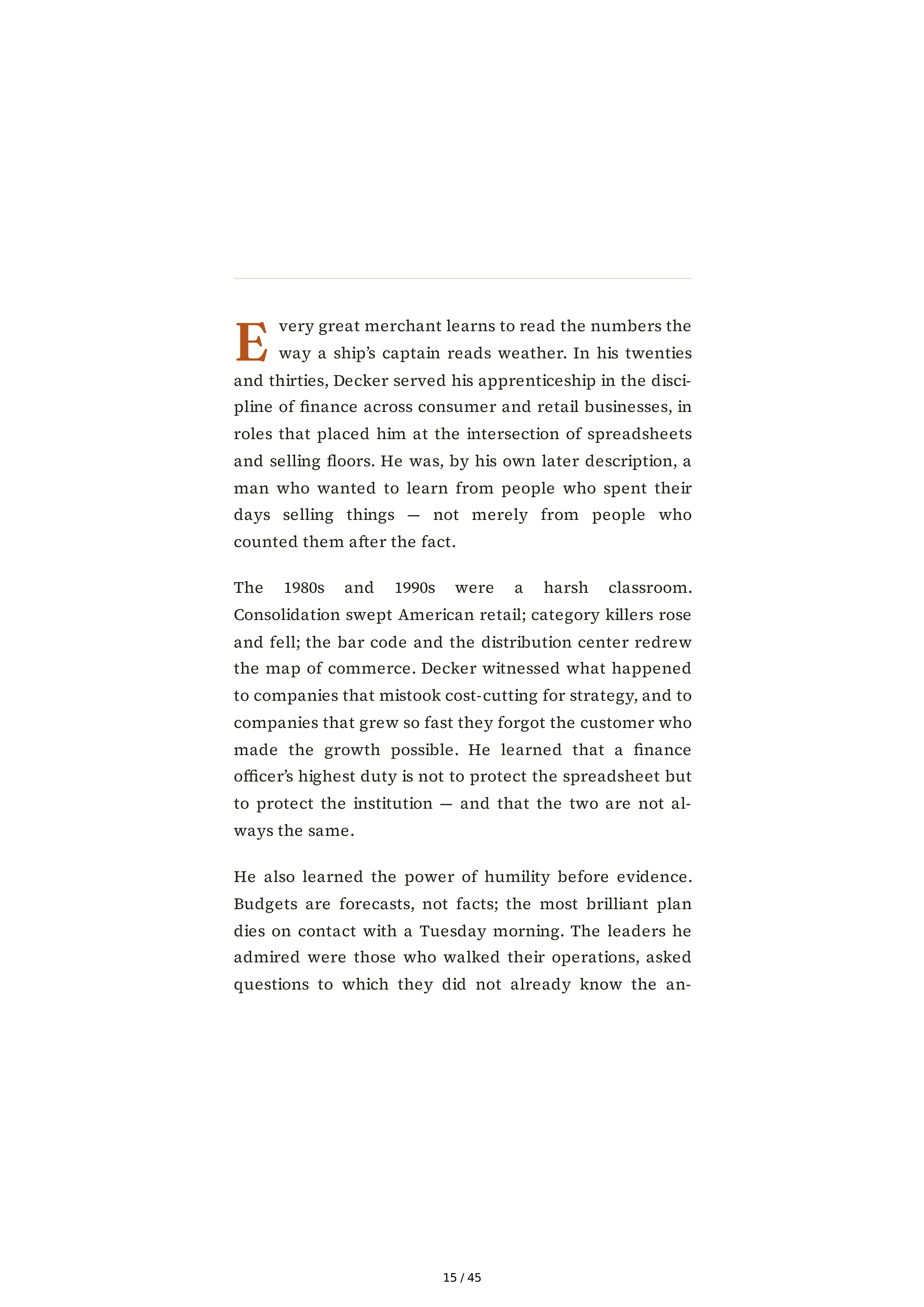 The Home Depot Edward Ted Decker Biography — page 15