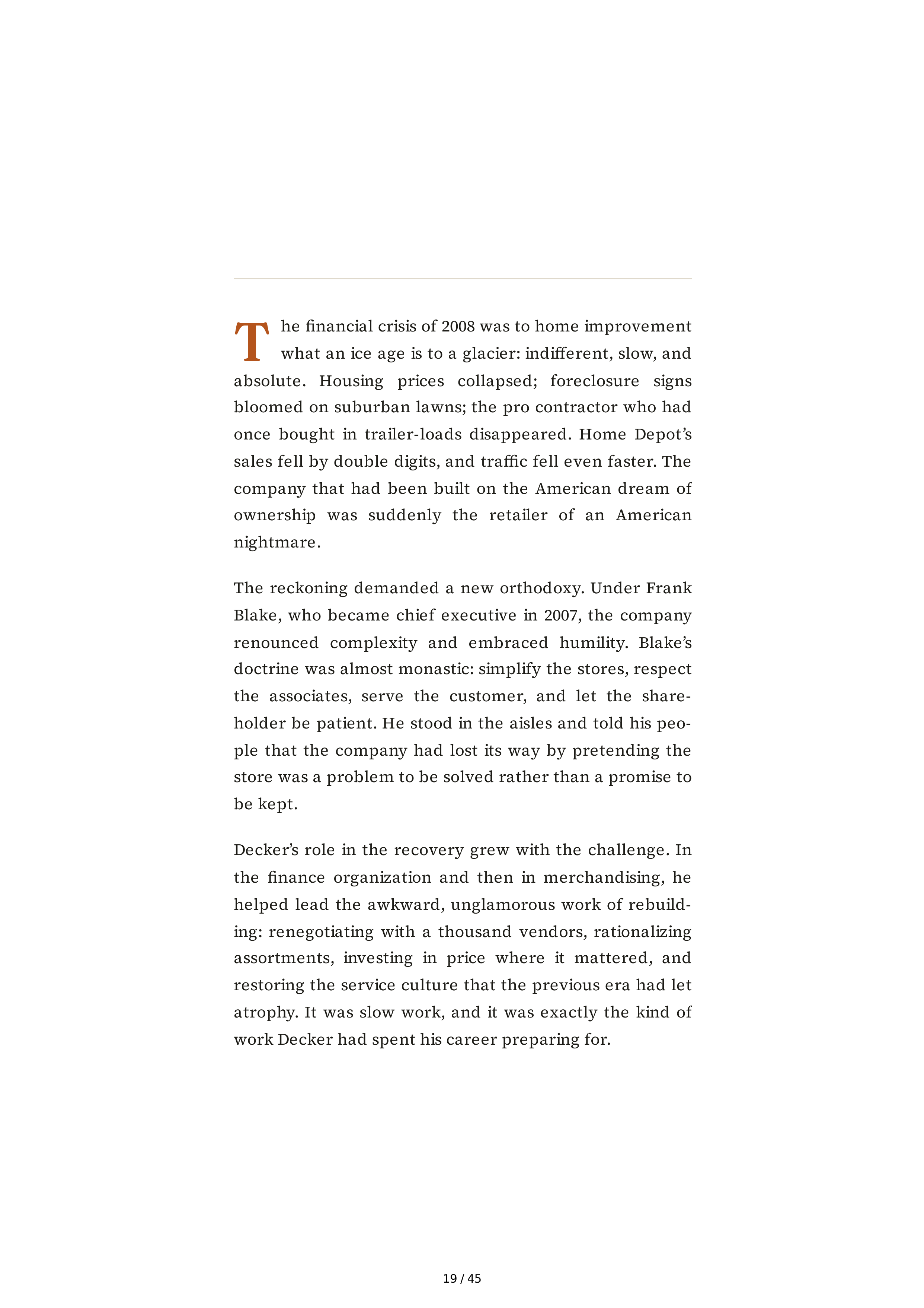 The Home Depot Edward Ted Decker Biography — page 19