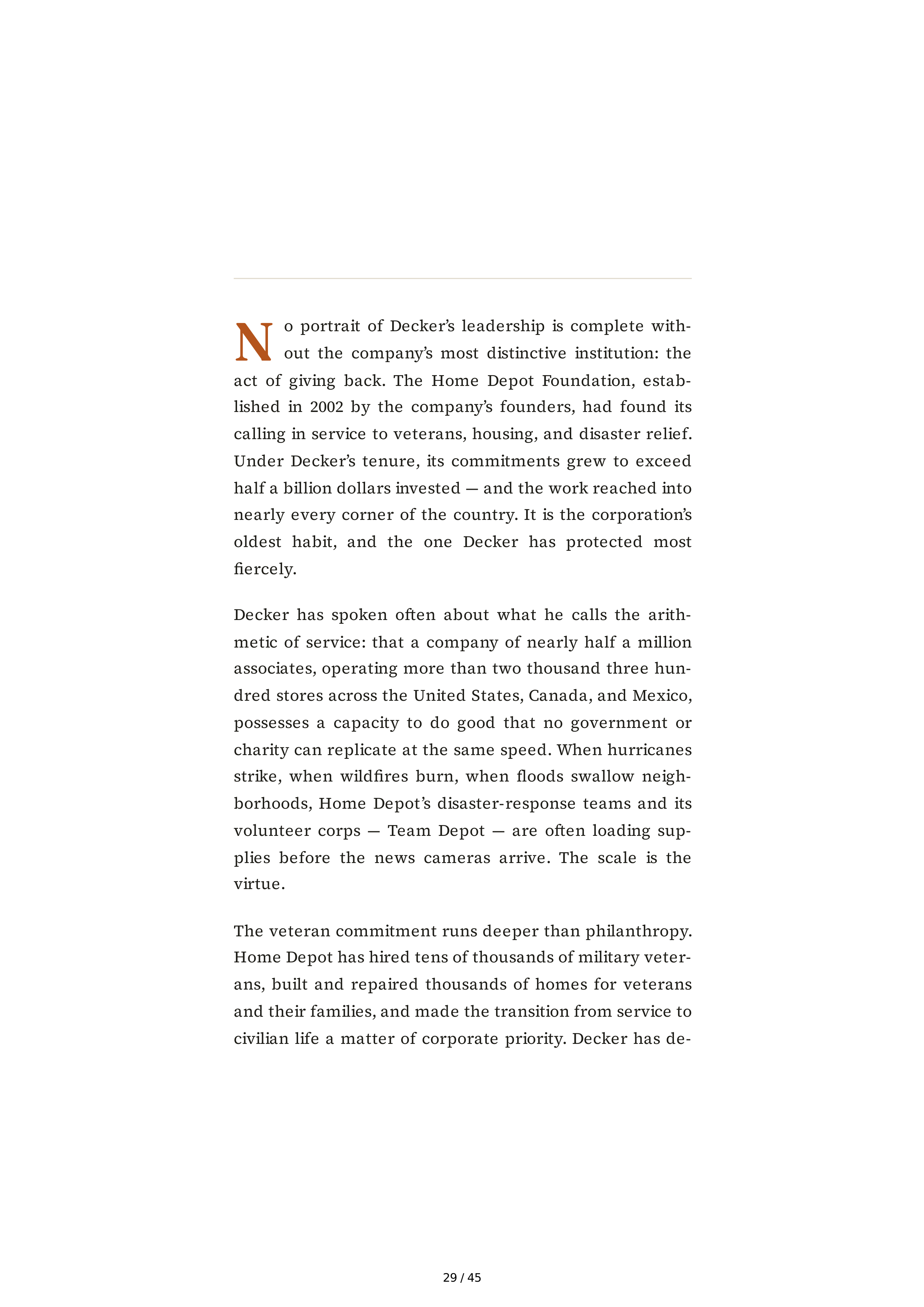 The Home Depot Edward Ted Decker Biography — page 29