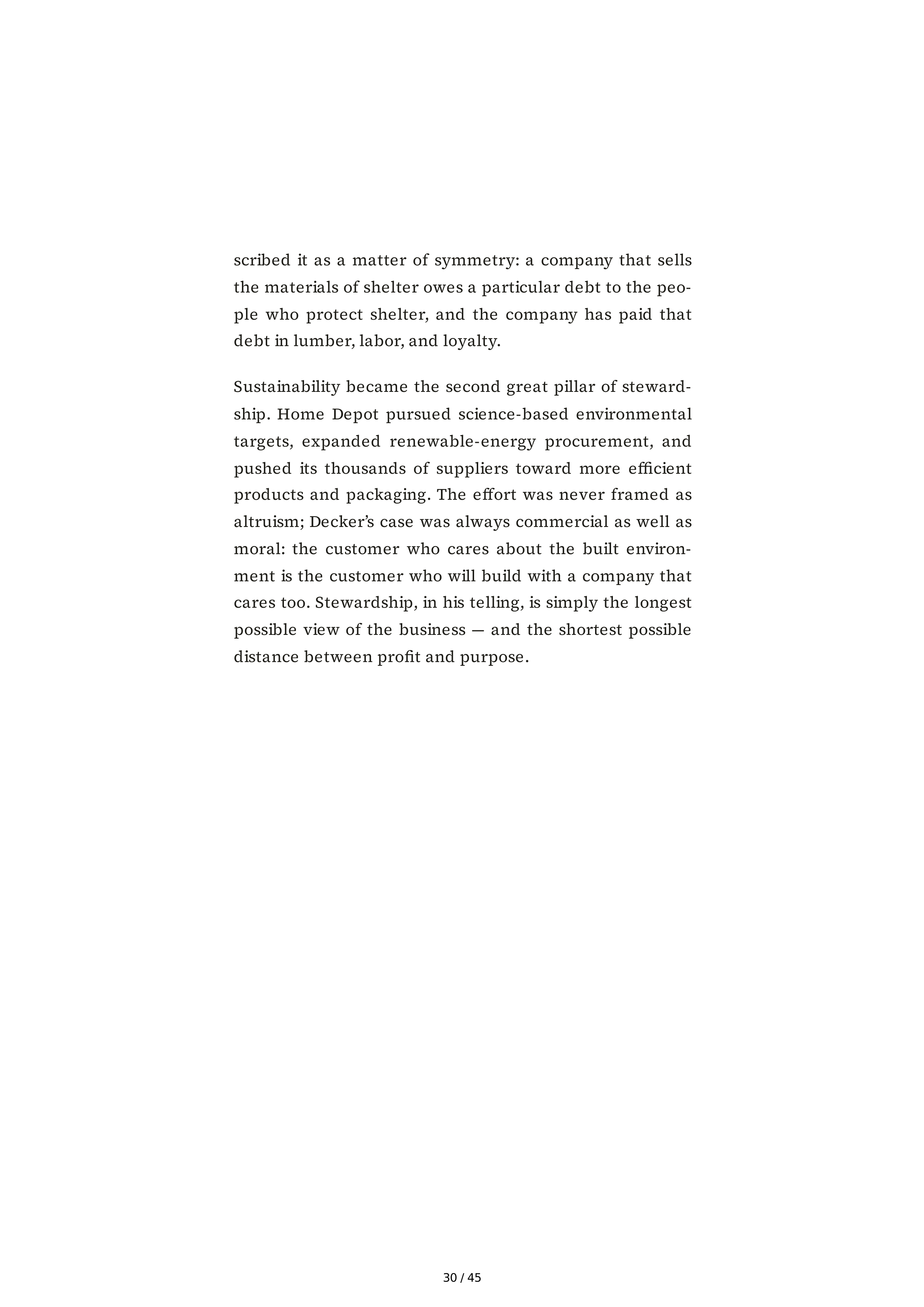 The Home Depot Edward Ted Decker Biography — page 30