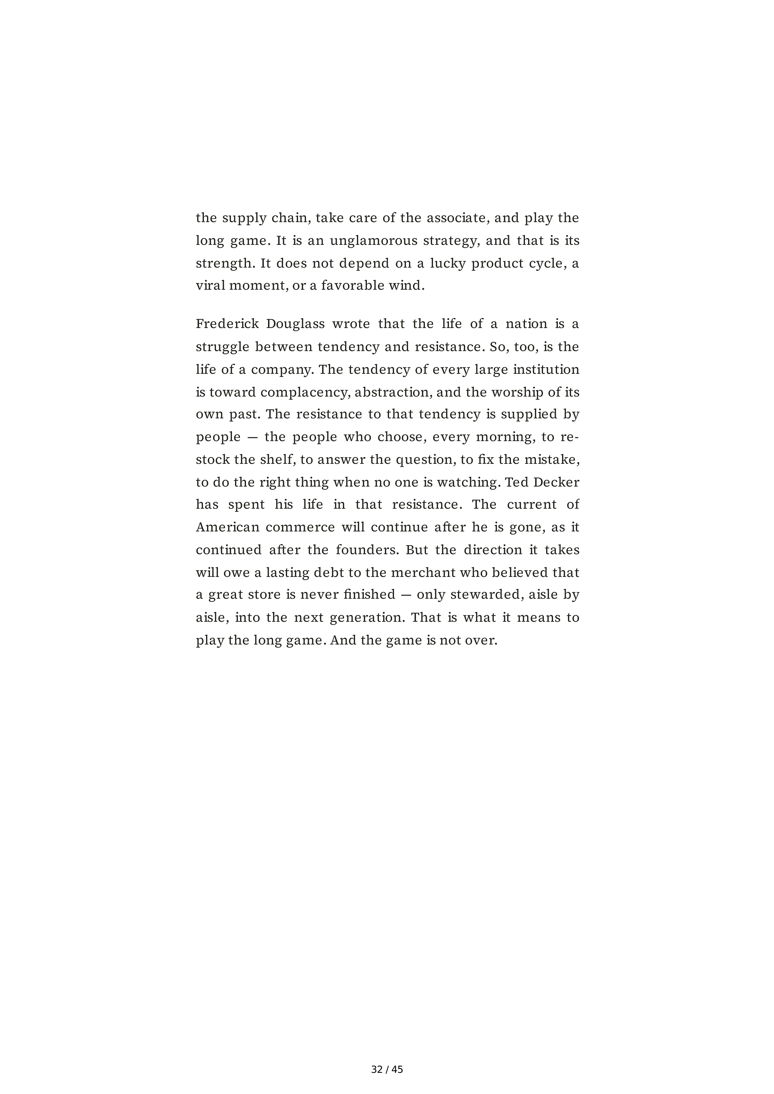The Home Depot Edward Ted Decker Biography — page 32
